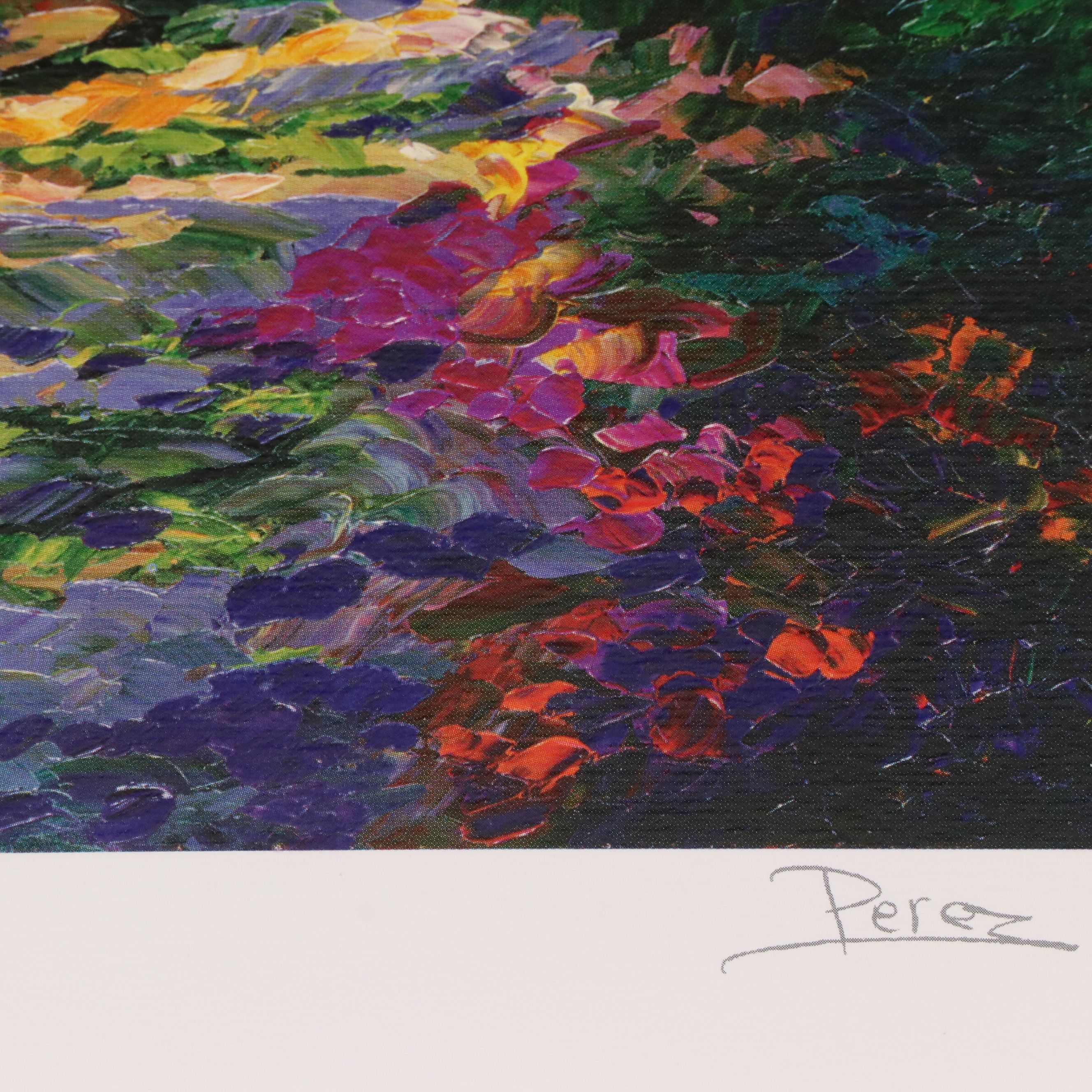 Alex Perez Seriolithographs Including "Lavender in Provence," 2002