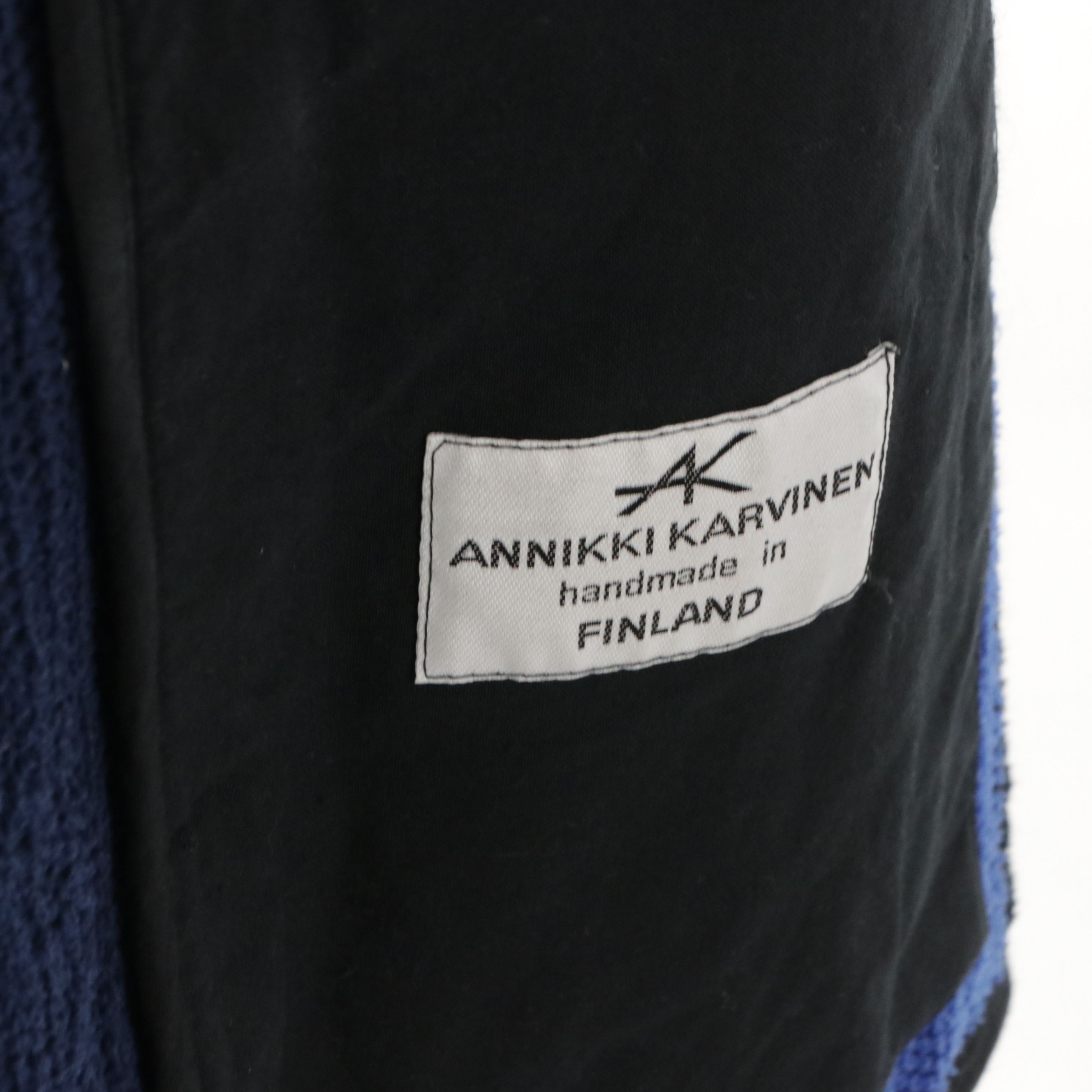 Annikki Karvinen Vintage Handmade Cotton Chenille Jacket