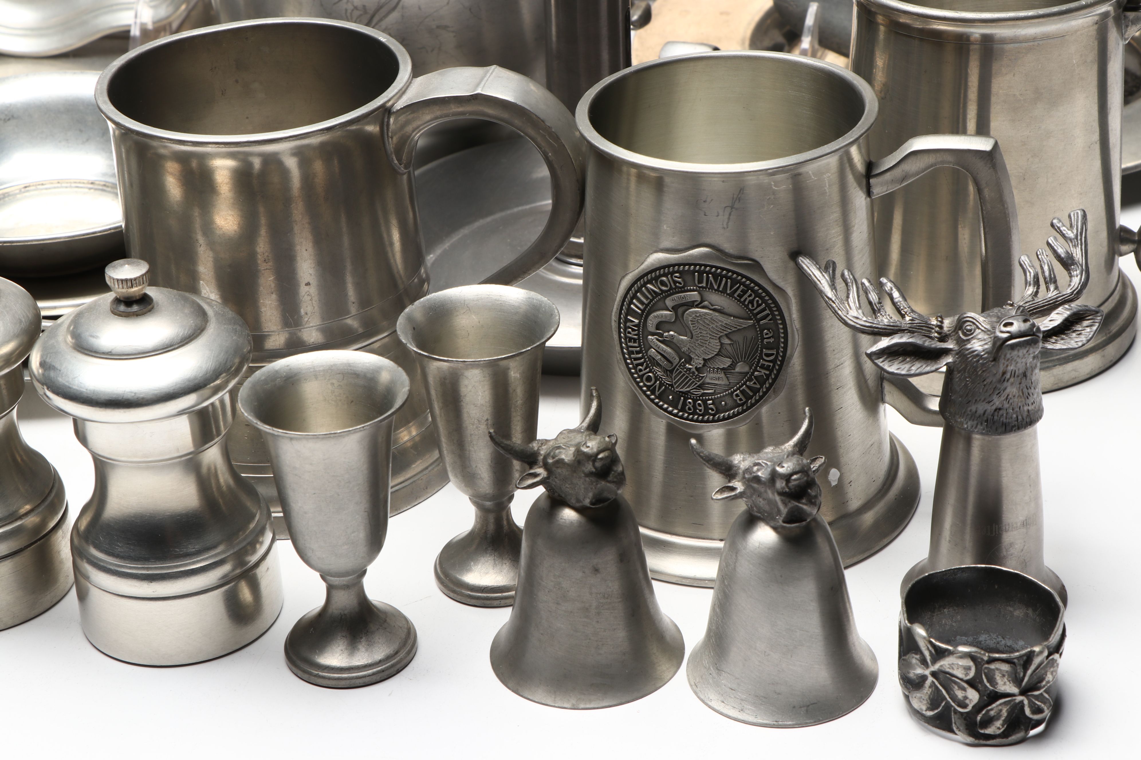 Hartford, Oneida with Other Pewter Plates, Tankards, Pitcher and More