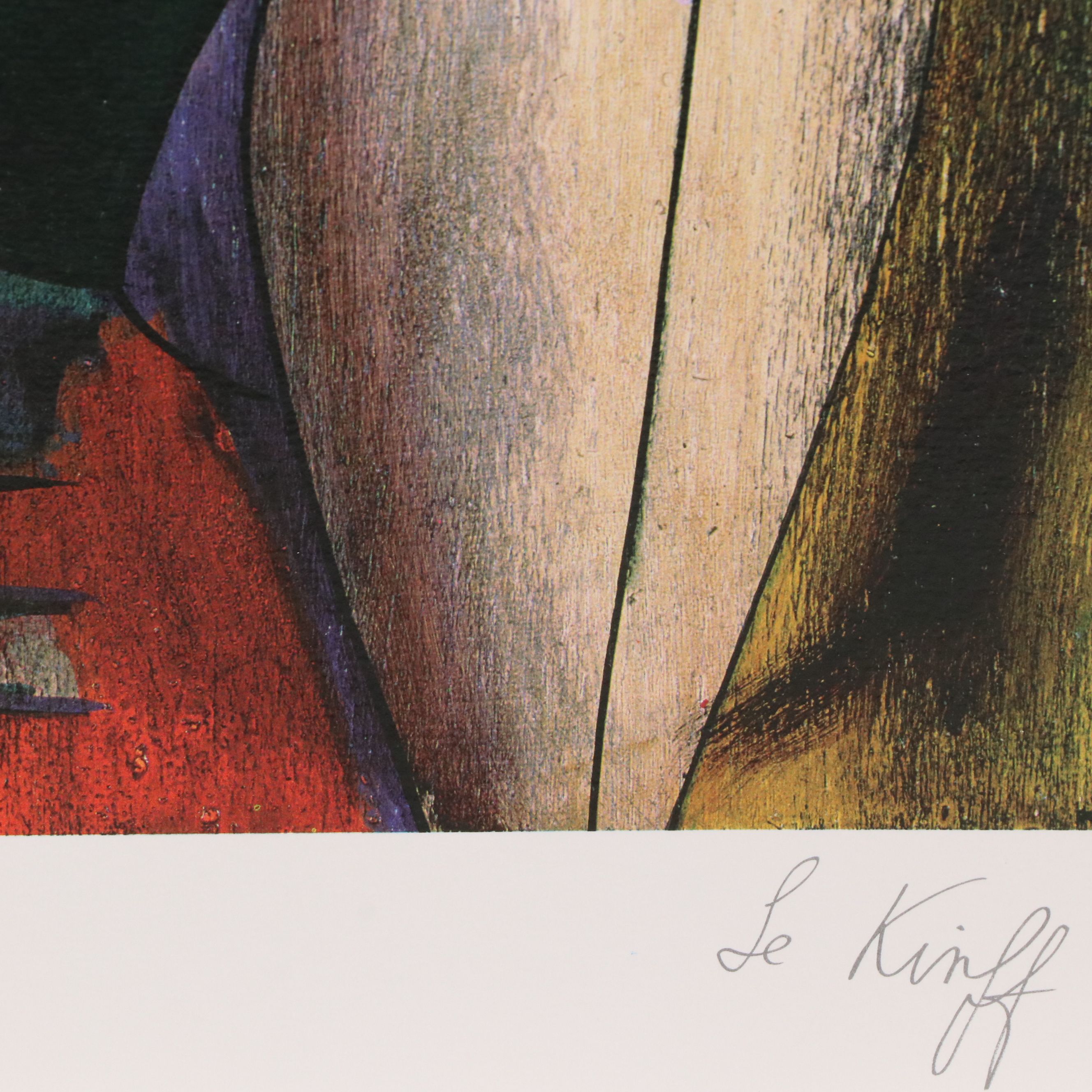 Linda Le Kinff and Jean-Claude Picot Seriolithographs