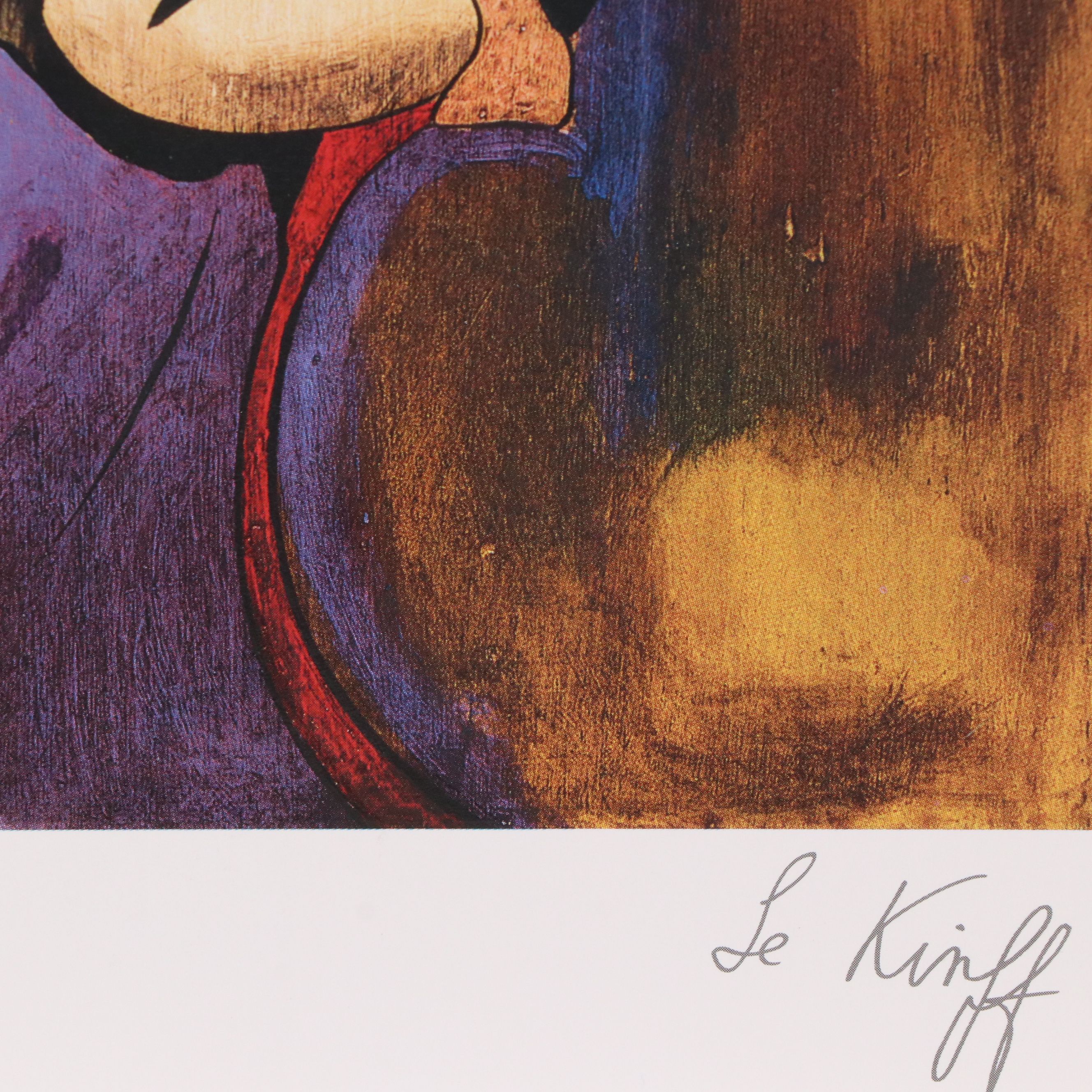 Linda Le Kinff and Jean-Claude Picot Seriolithographs