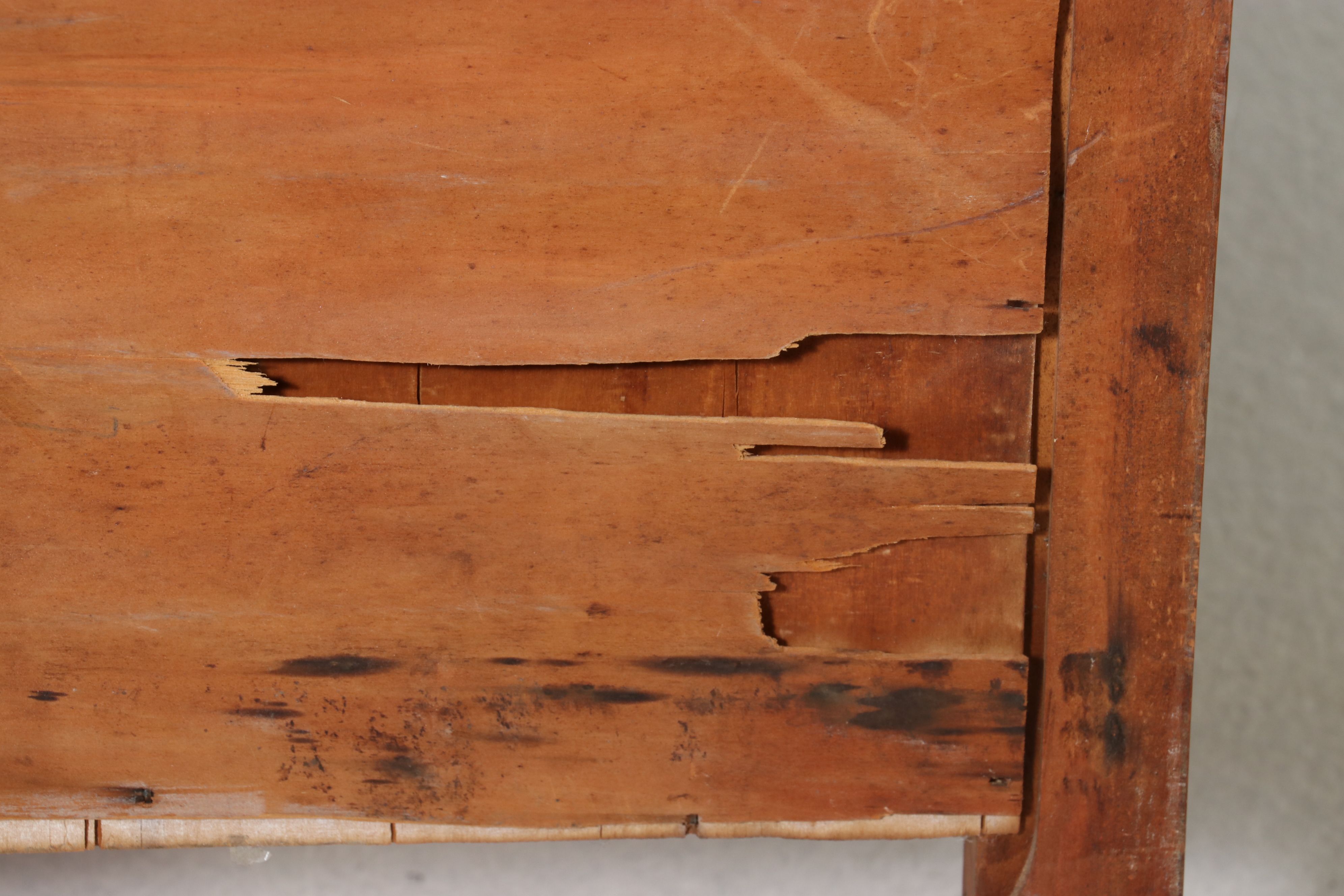 Hepplewhite Style Cherry Bowfront Chest of Drawers, 19th Century