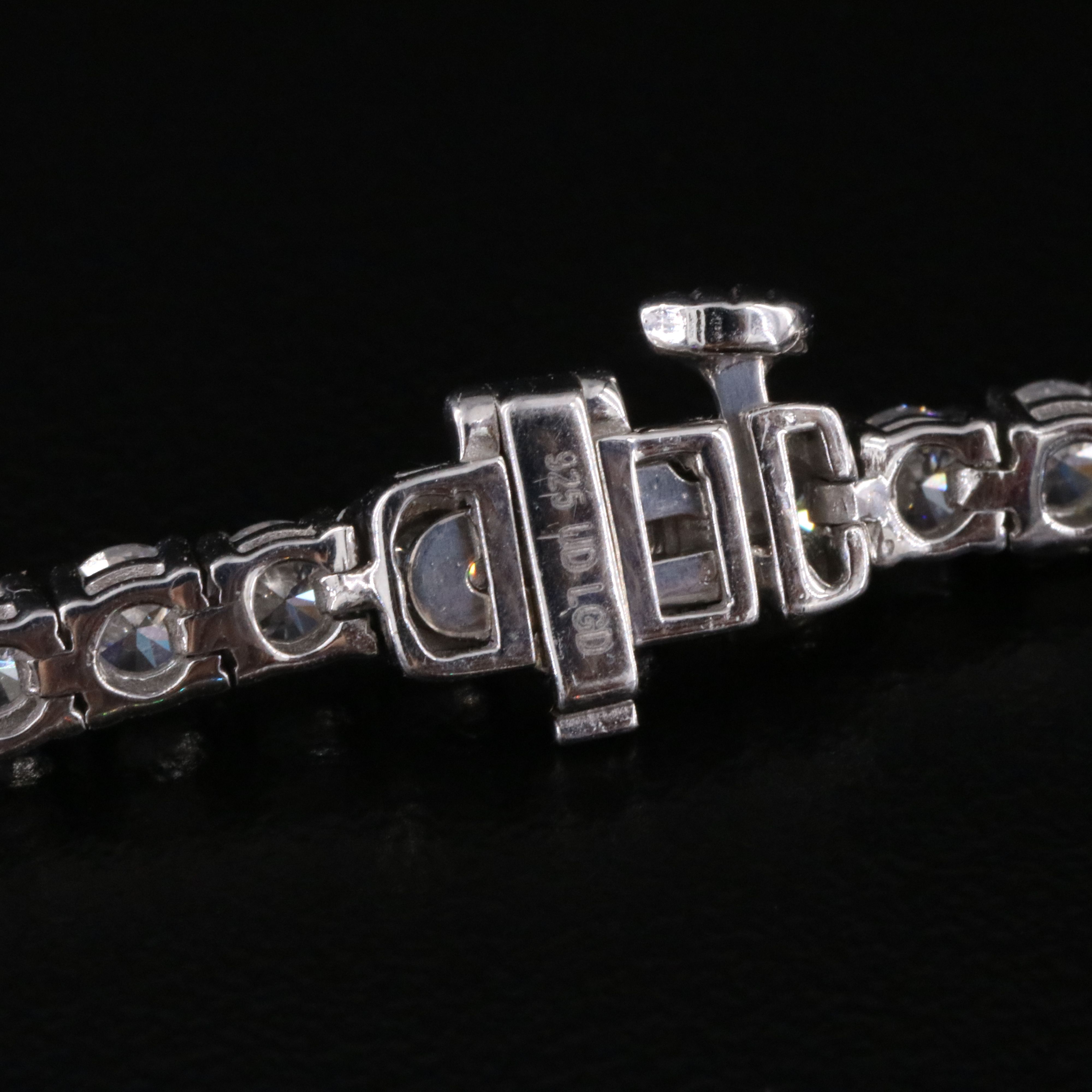 Sterling 4.50 CTW Lab Grown Diamond Line Bracelet