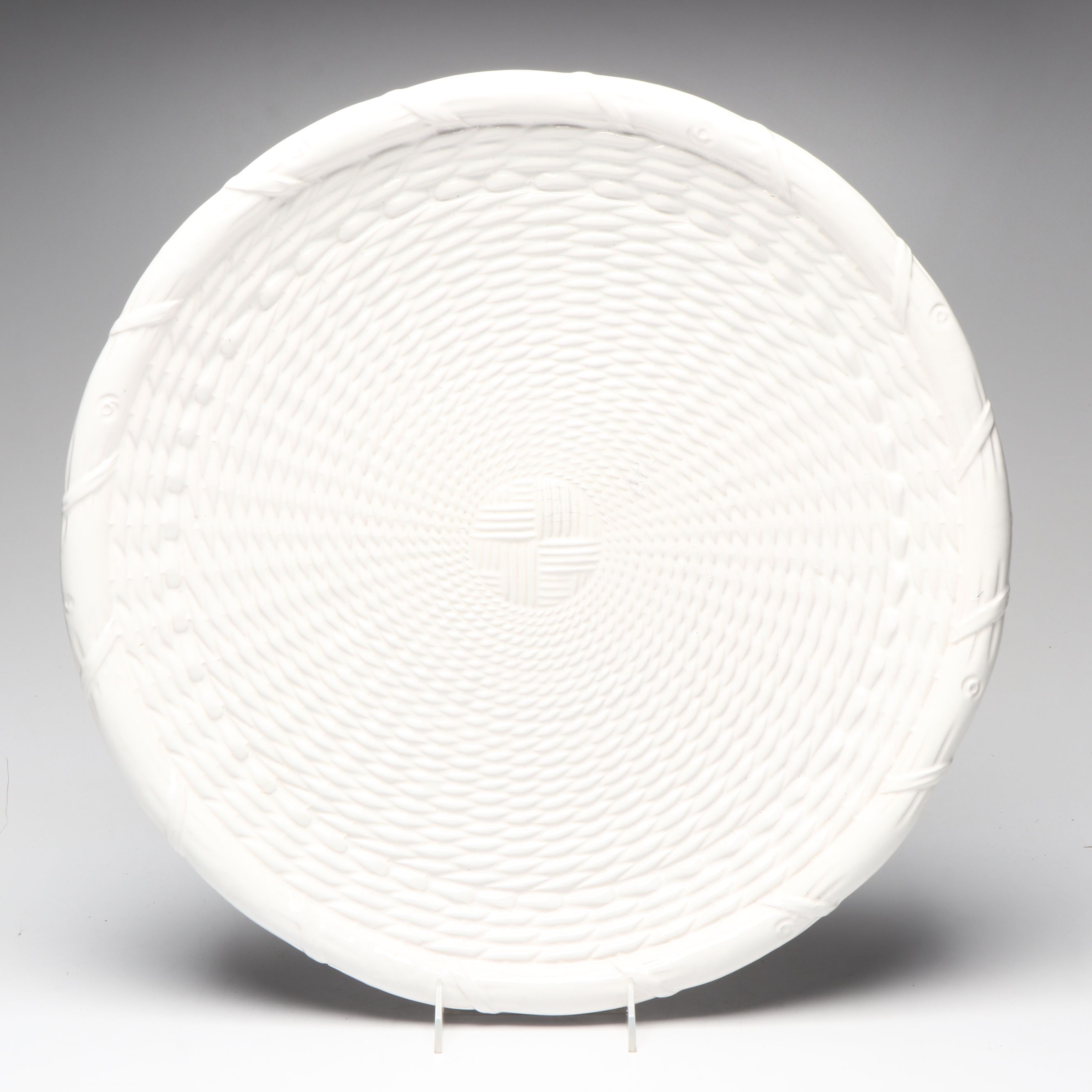 Gien "Vigne" Salad Plates with Divided Platter and More Ceramic Tableware