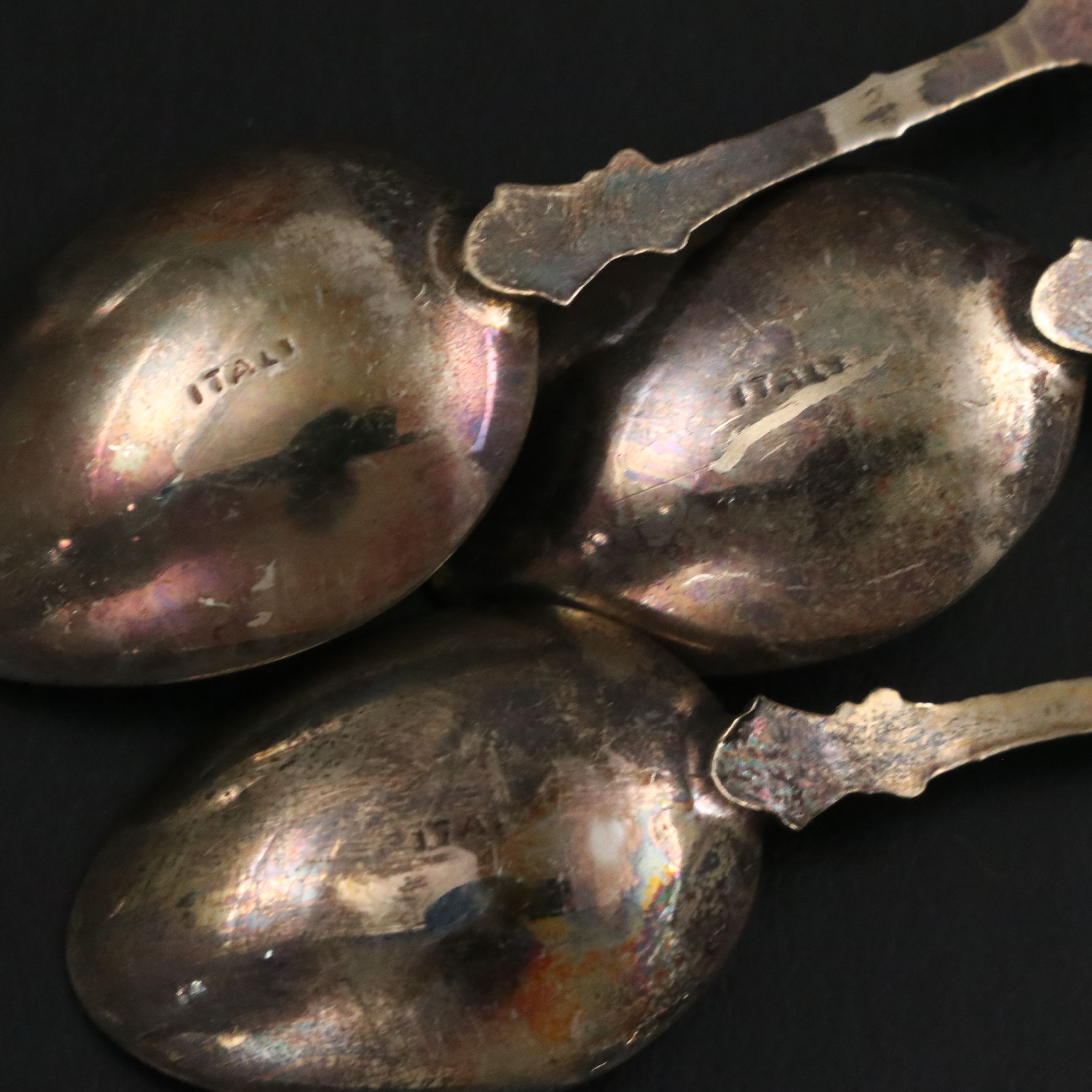 Italian Demitasse Spoons with American Sterling Silver Teaspoons and More