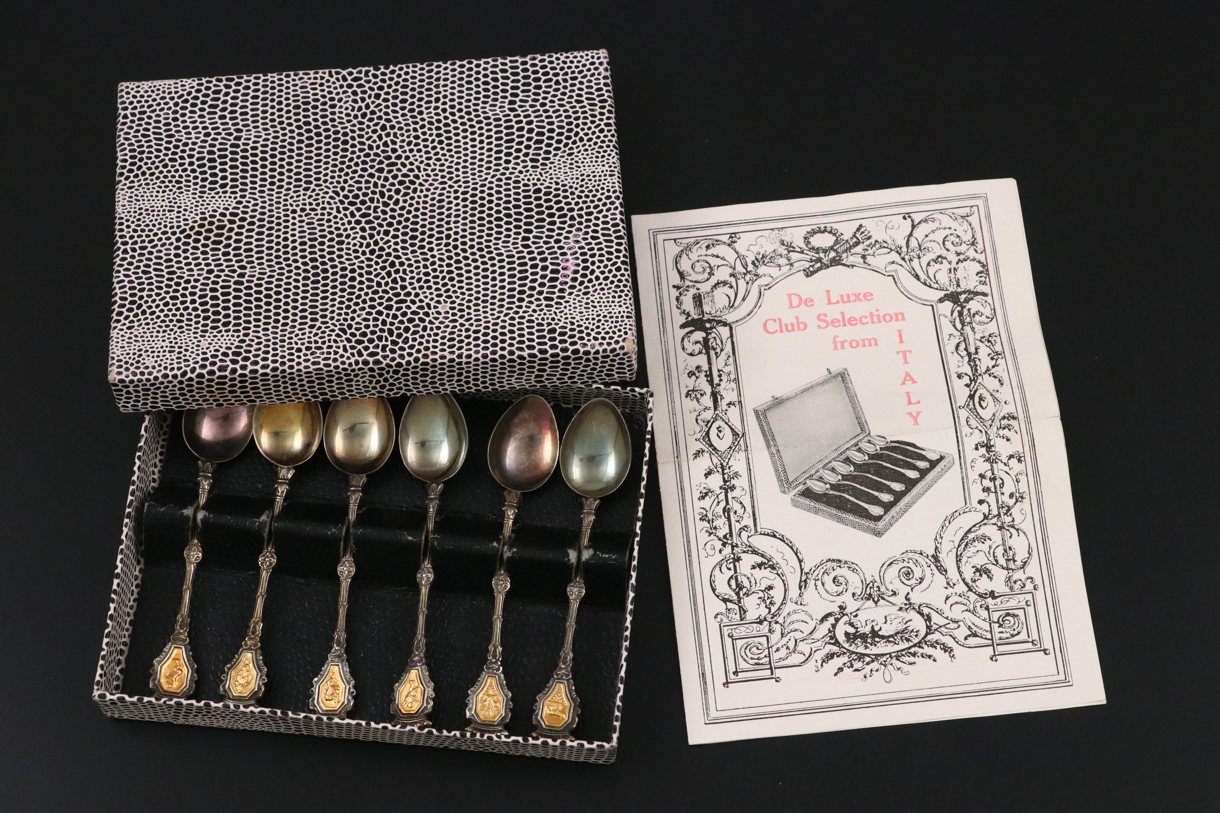 Italian Demitasse Spoons with American Sterling Silver Teaspoons and More