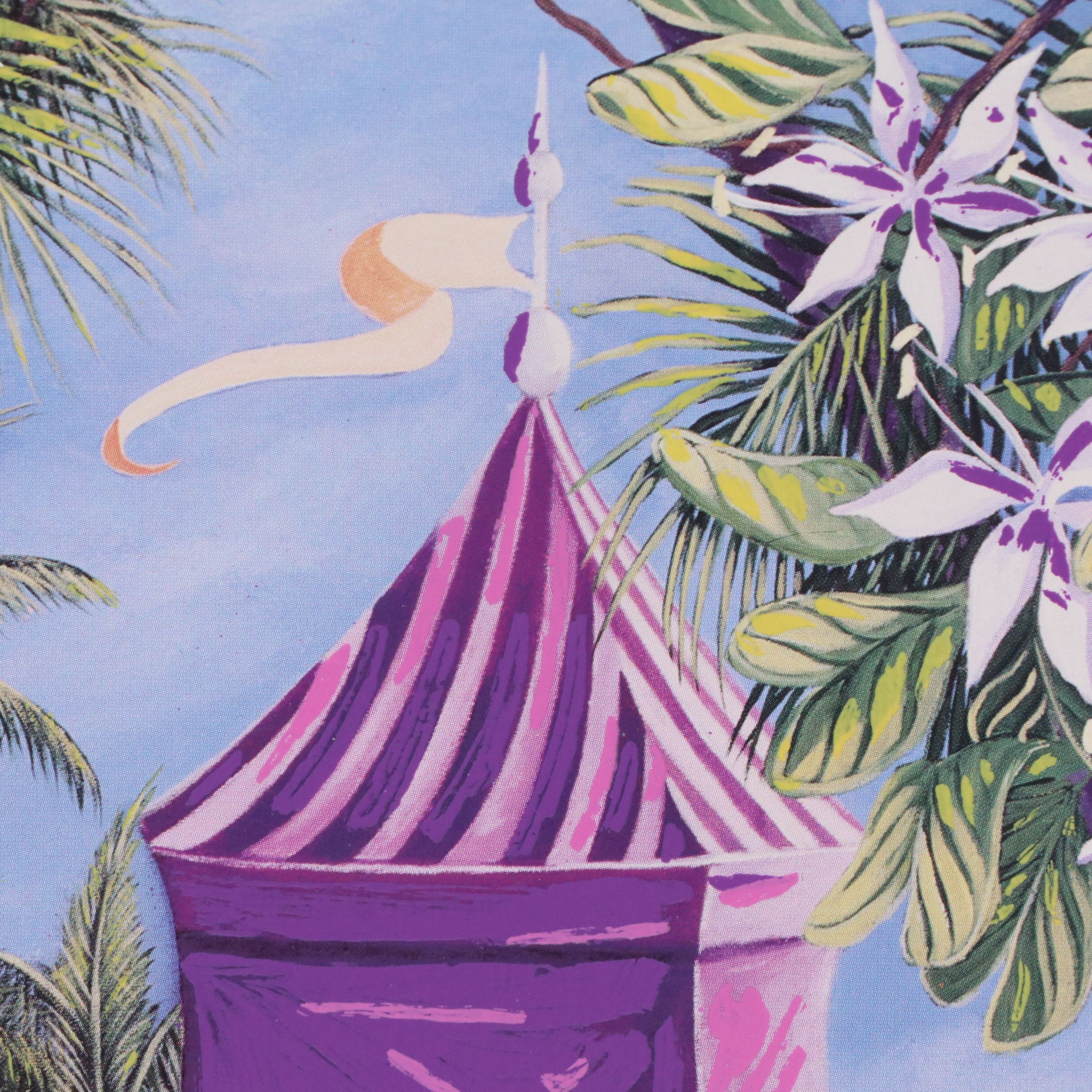 Jean-Claude Picot Seriolithograph "La Plage de la Saline," More