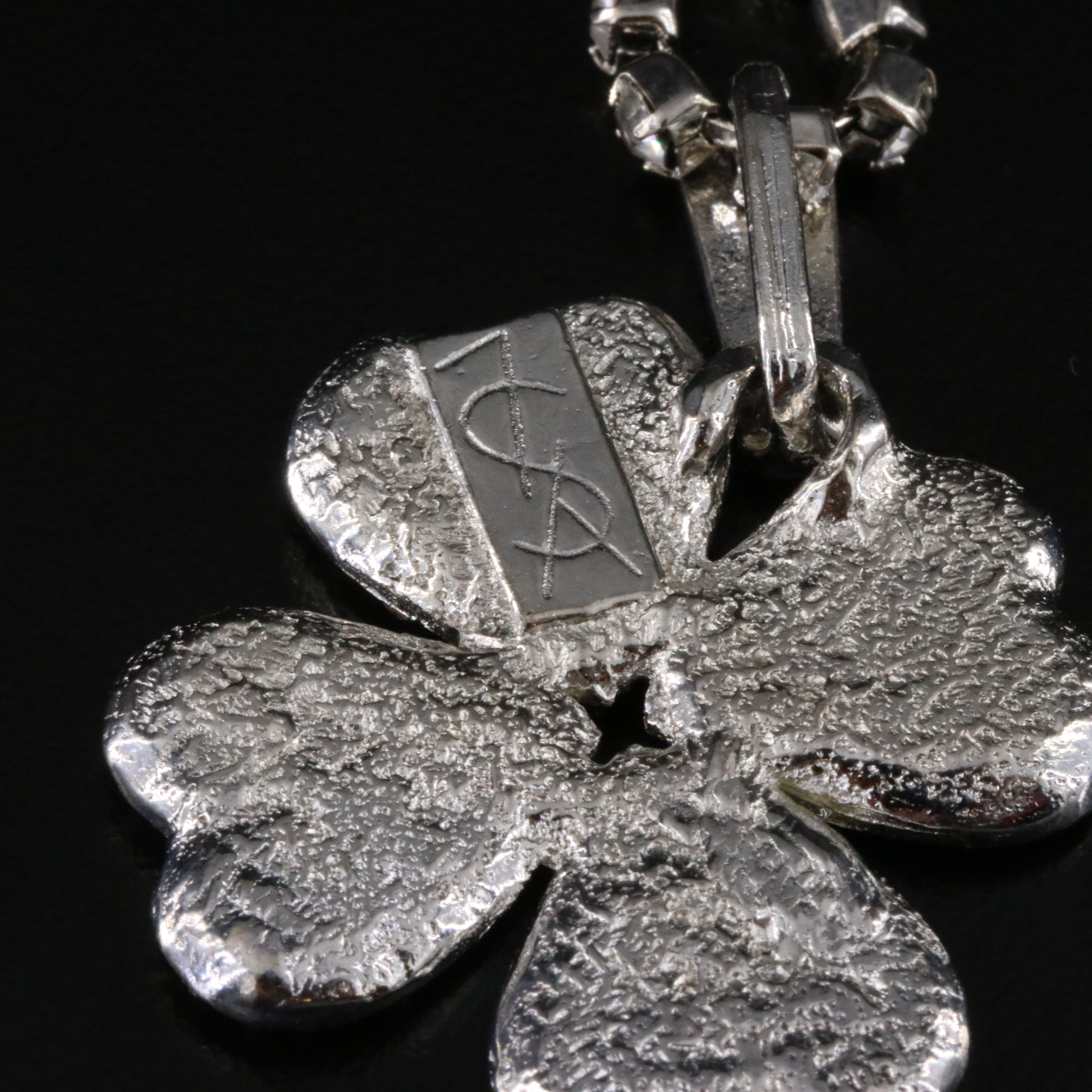 Yves St Laurent Rhinestone Necklaces and Star Brooches