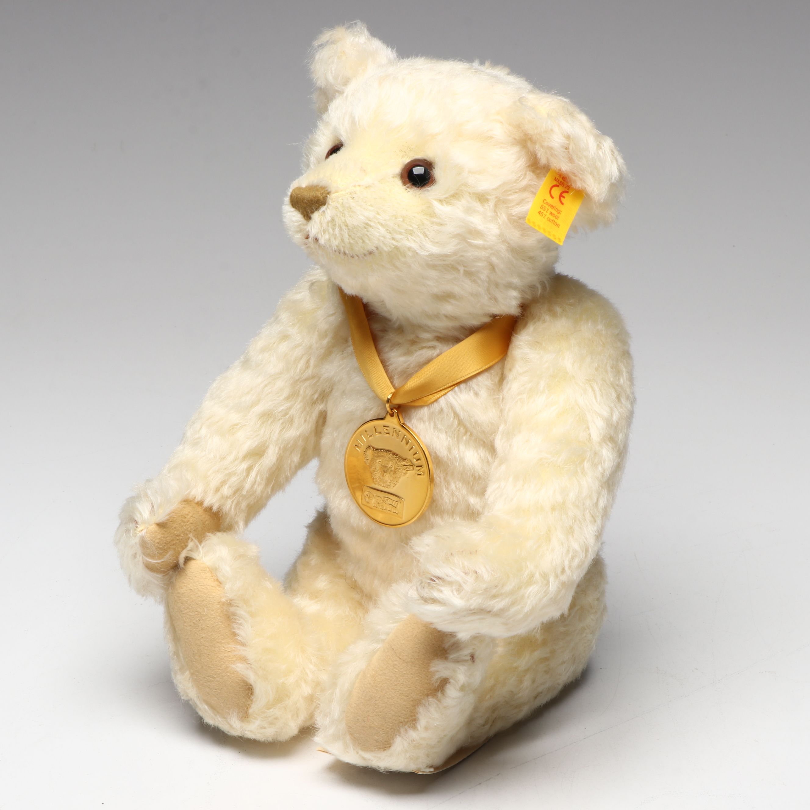 Steiff "Millennium Bear" Mohair Jointed Teddy Bear