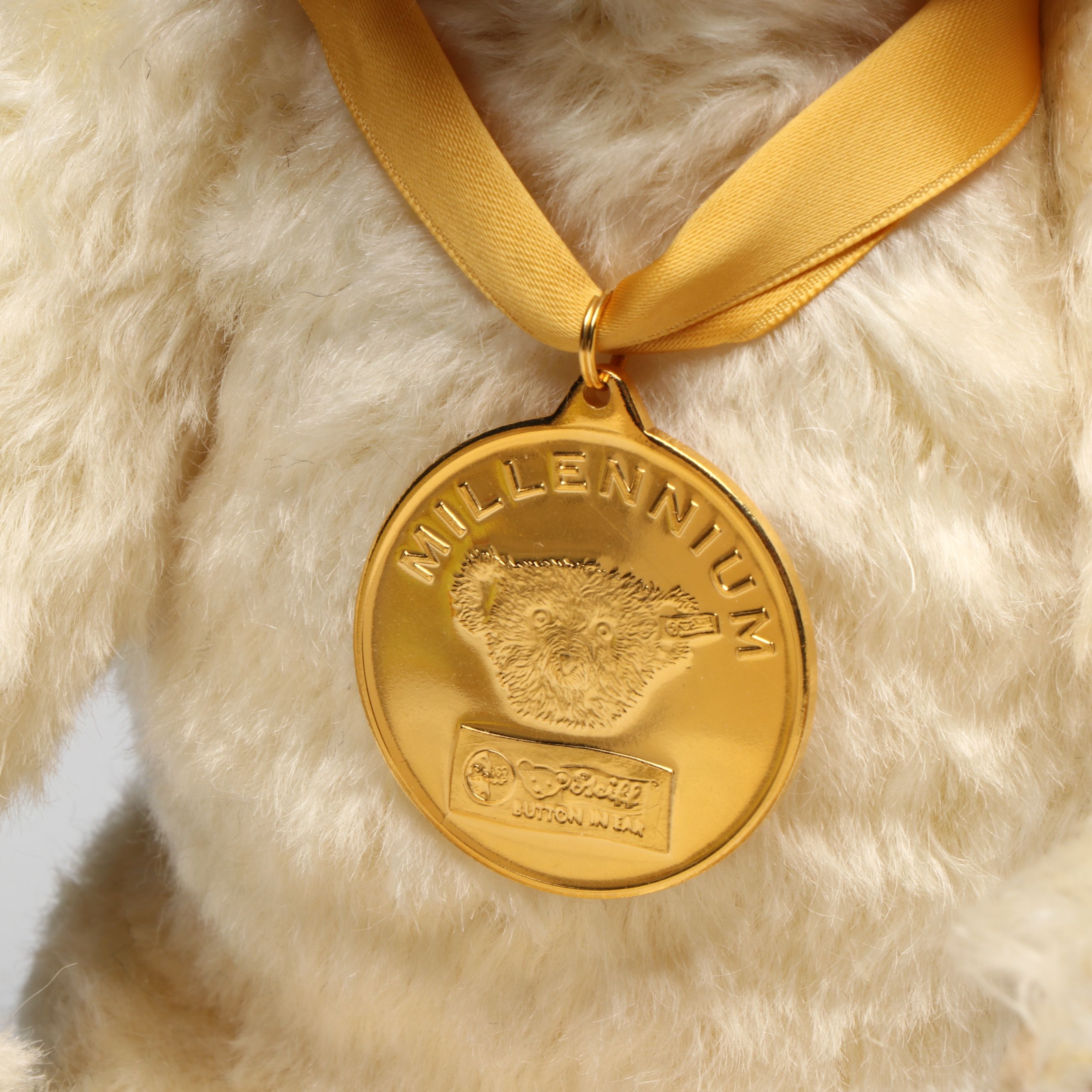 Steiff "Millennium Bear" Mohair Jointed Teddy Bear