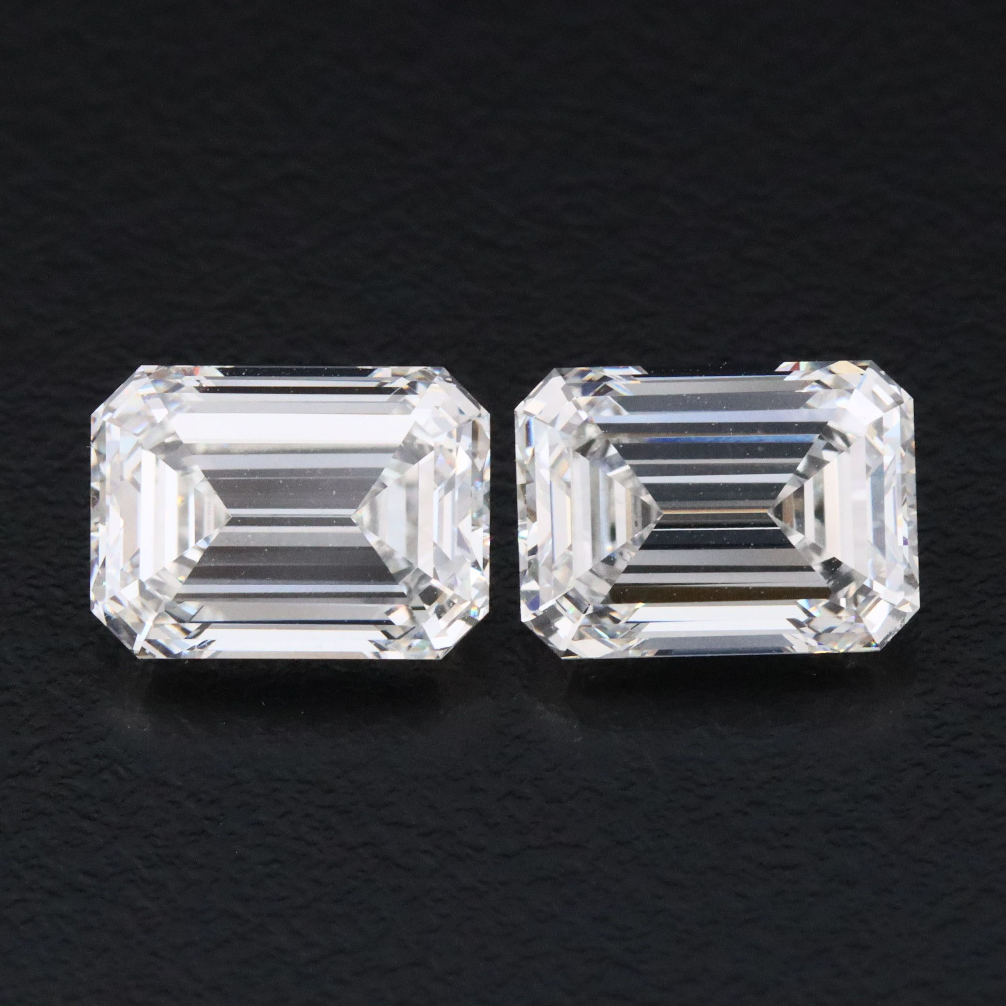Loose 6.02 CTW Lab Grown Diamond Matched Pair with IGI Reports