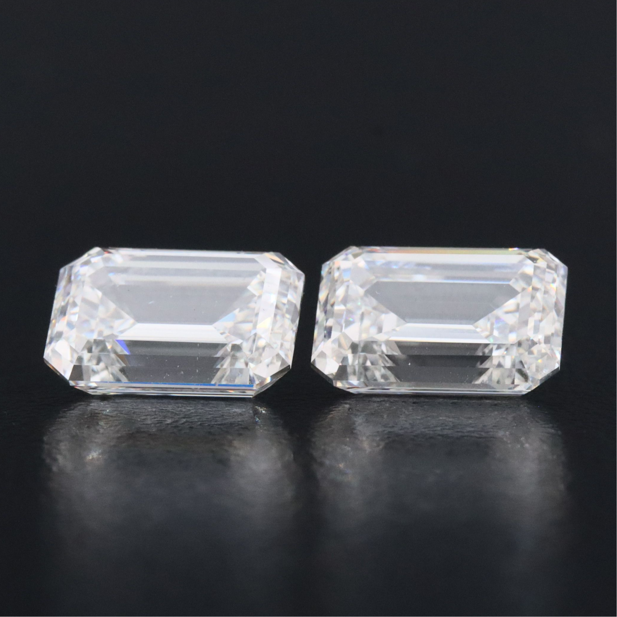 Loose 6.02 CTW Lab Grown Diamond Matched Pair with IGI Reports