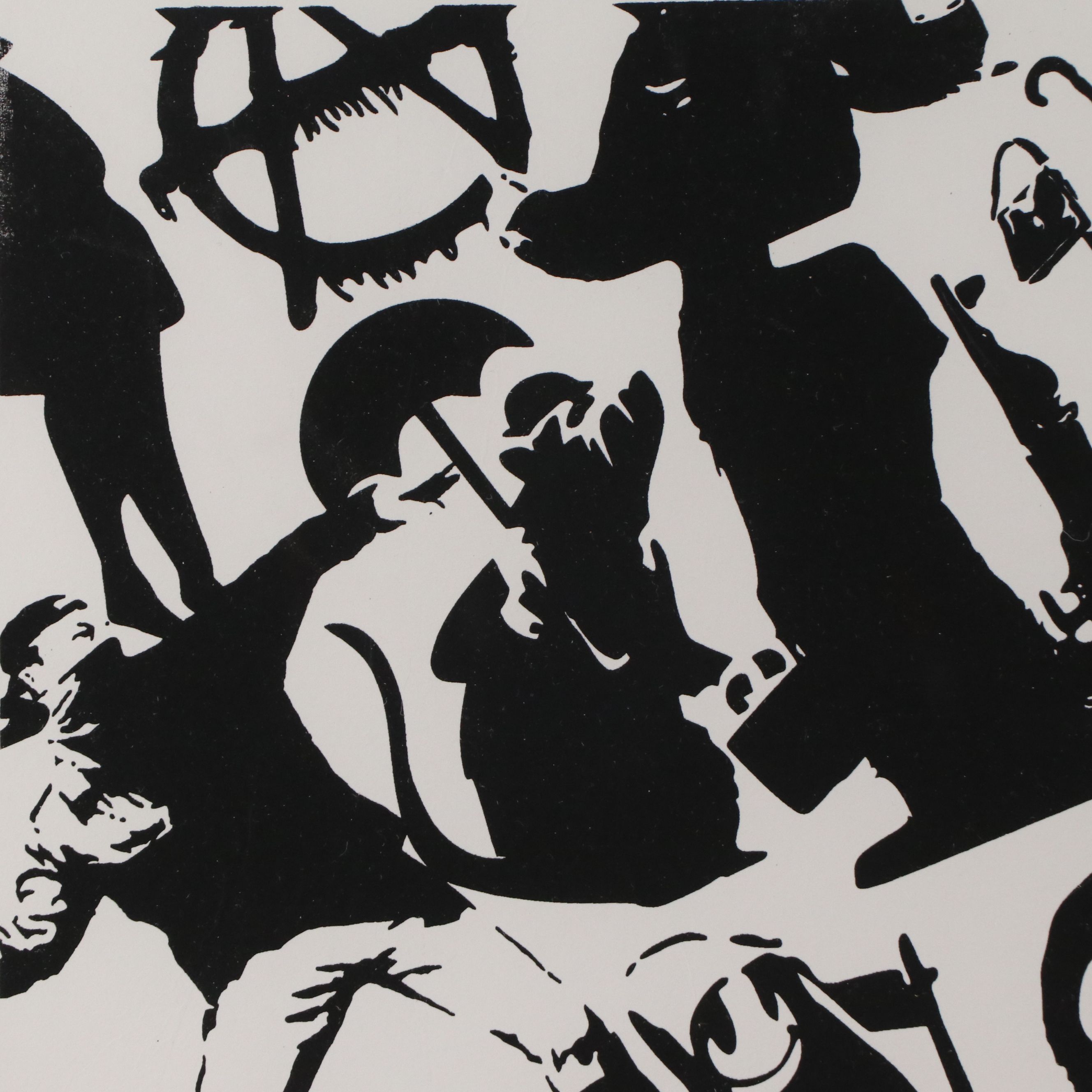 Lithograph Poster for "Banksyland" Unauthorized Exhibit, 2022