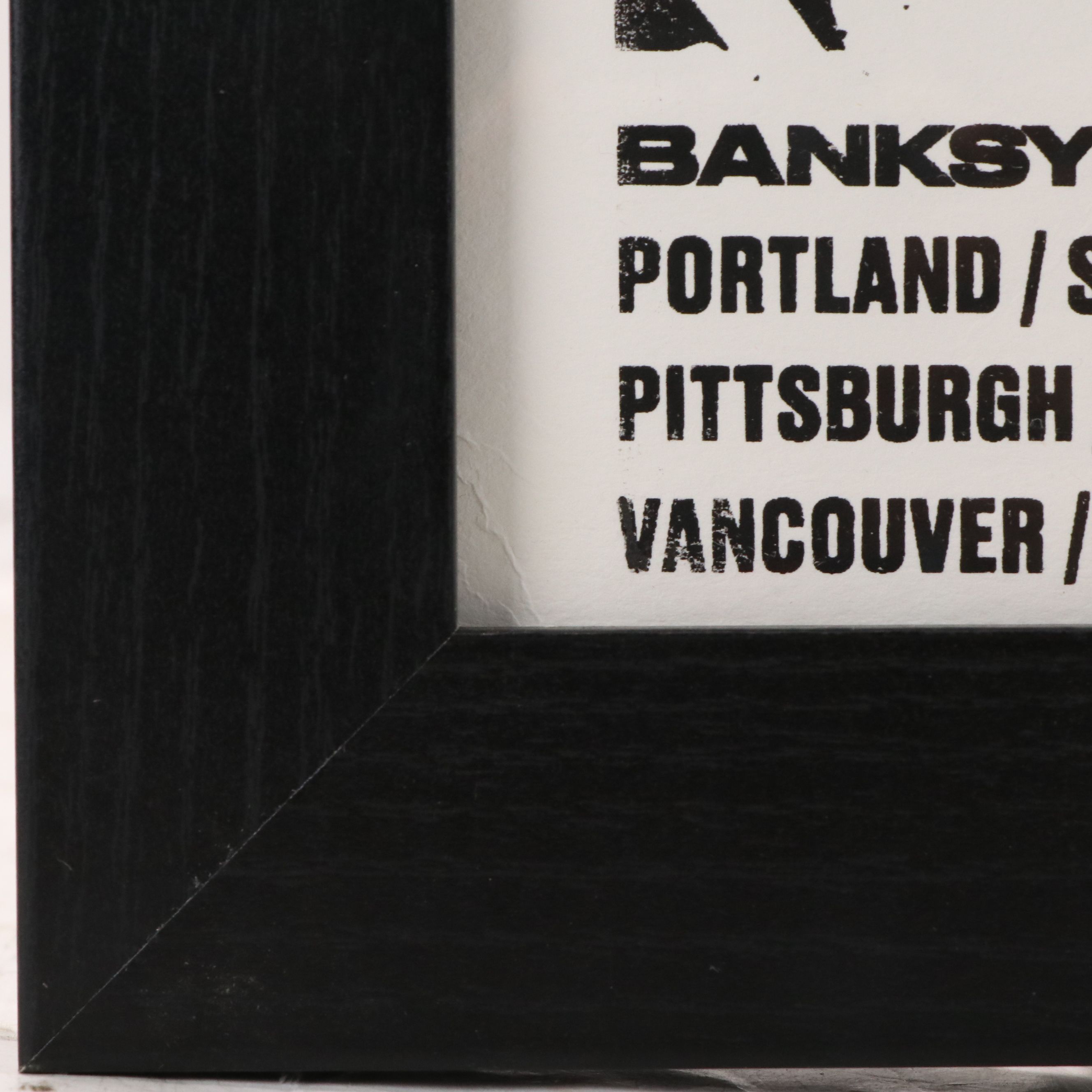 Lithograph Poster for "Banksyland" Unauthorized Exhibit, 2022