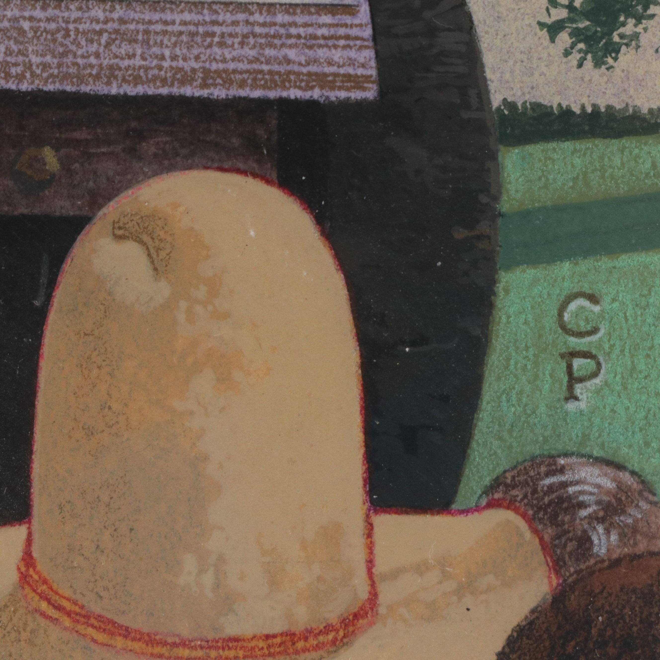 Chris Fox Payne Illustration of Modern Trojan Horse, 1996