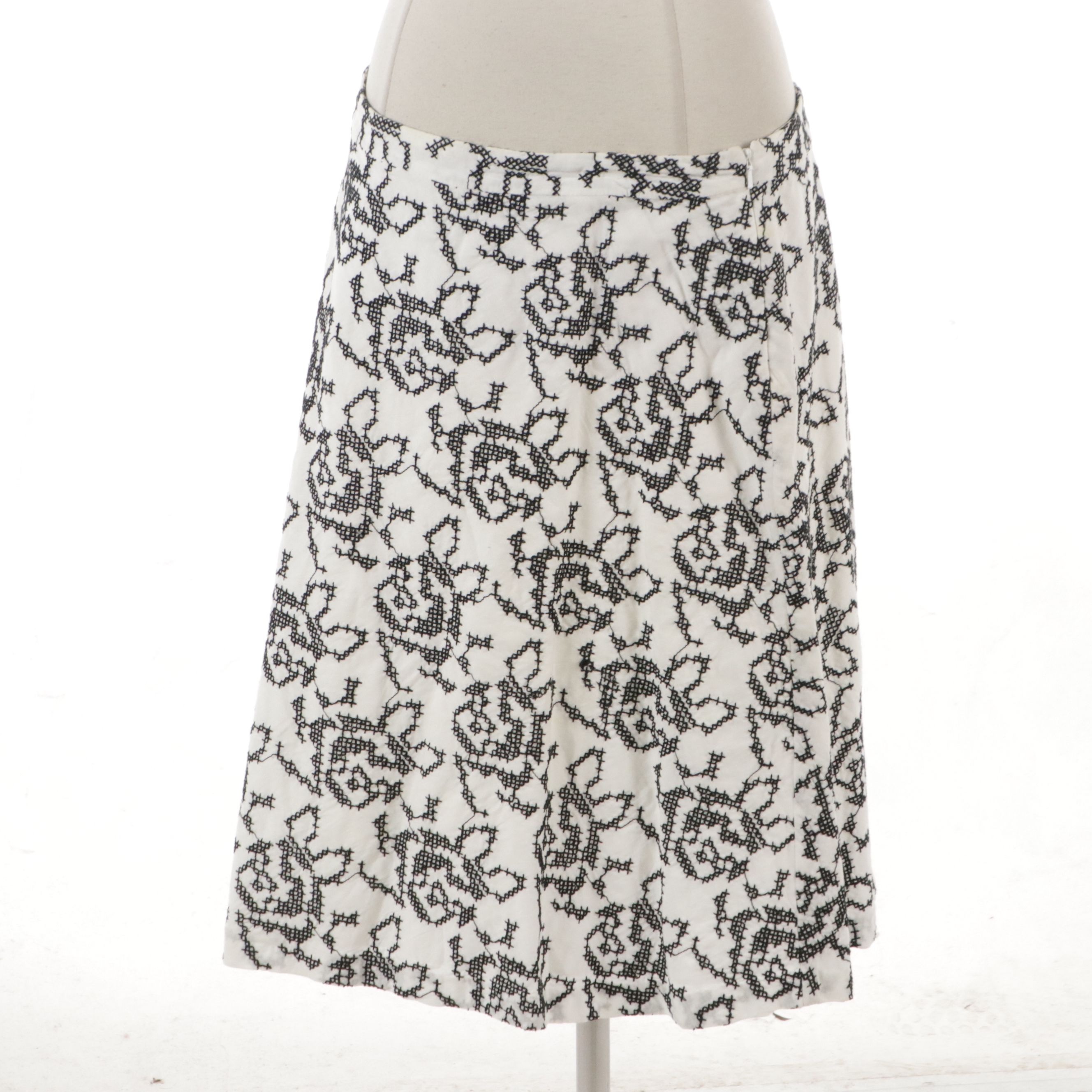 Michael Kors Flared Skirt, America & Beyond Hooded Ruana Wrap & Other Scarf