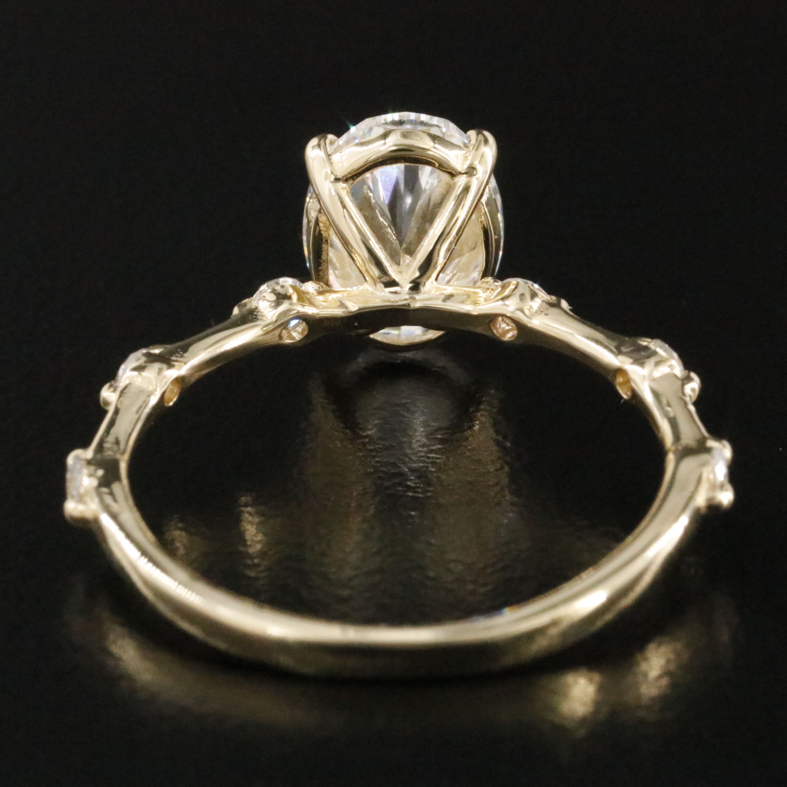 14K 2.24 CTW Lab Grown Diamond Ring with IGI Report