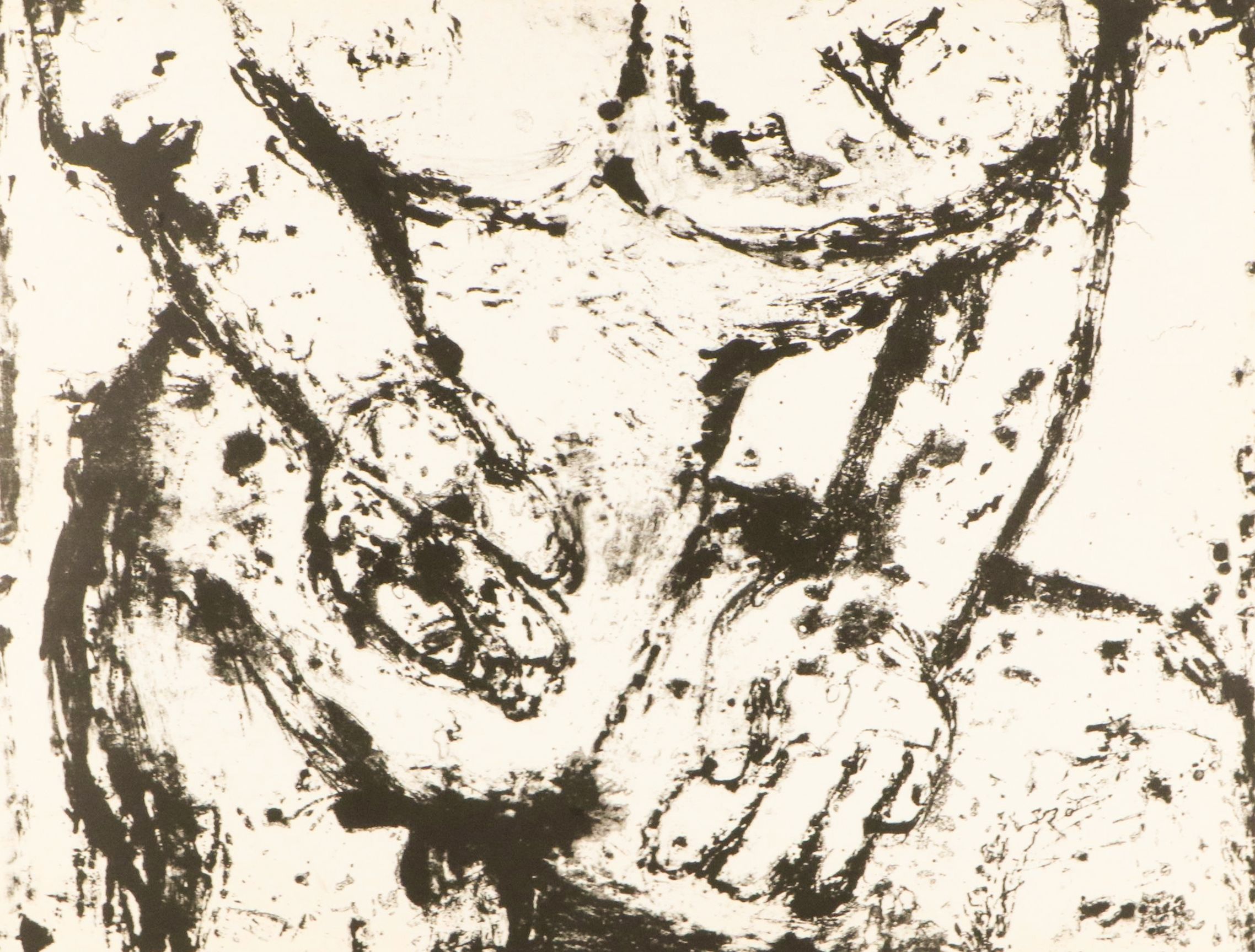 George McNeil Figurative Monotype, 1970