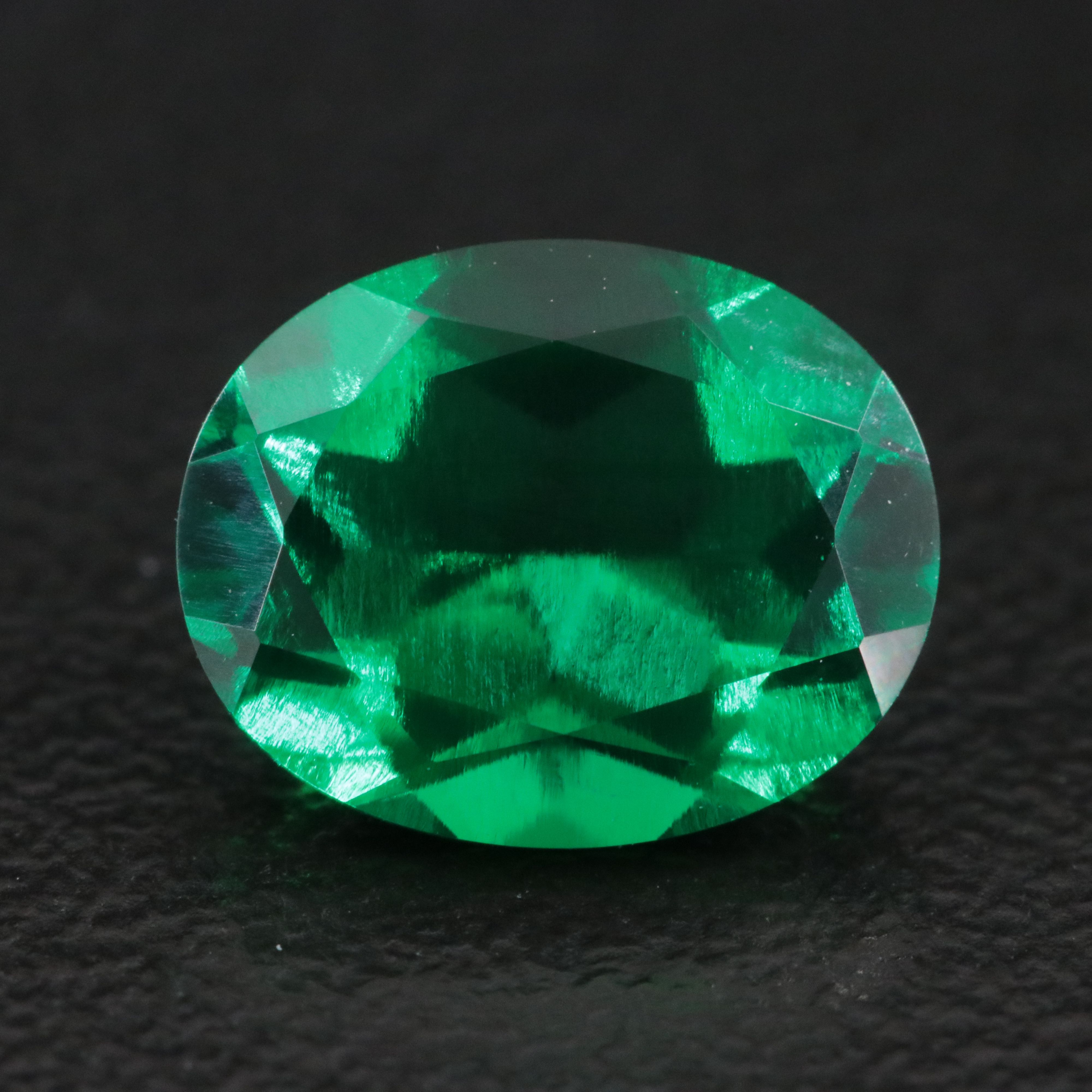 Loose 2.44 CT Lab Grown Emerald