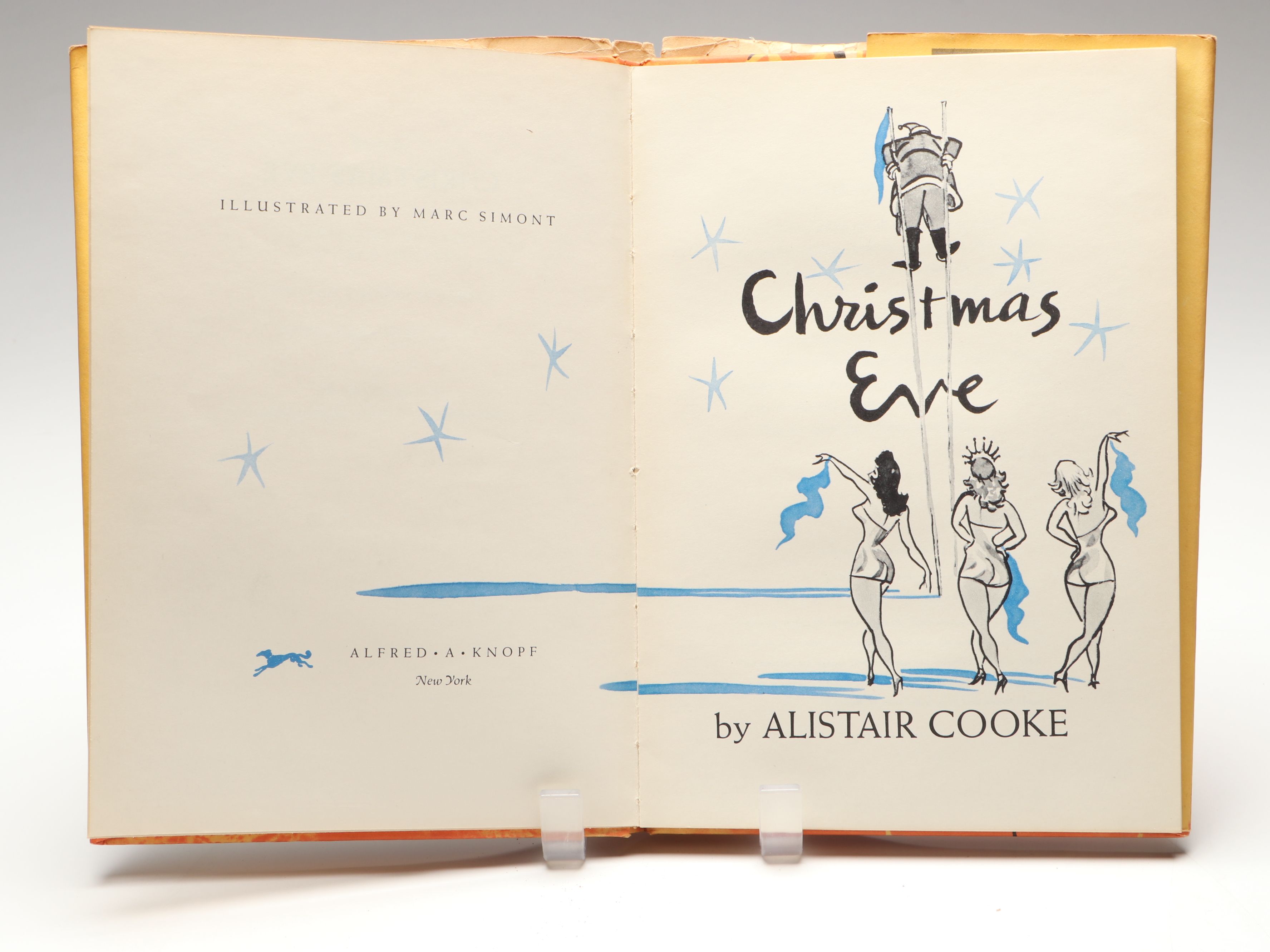 First Edition "Christmas Eve" by Alistair Cooke with "Miracle on 34th Street"