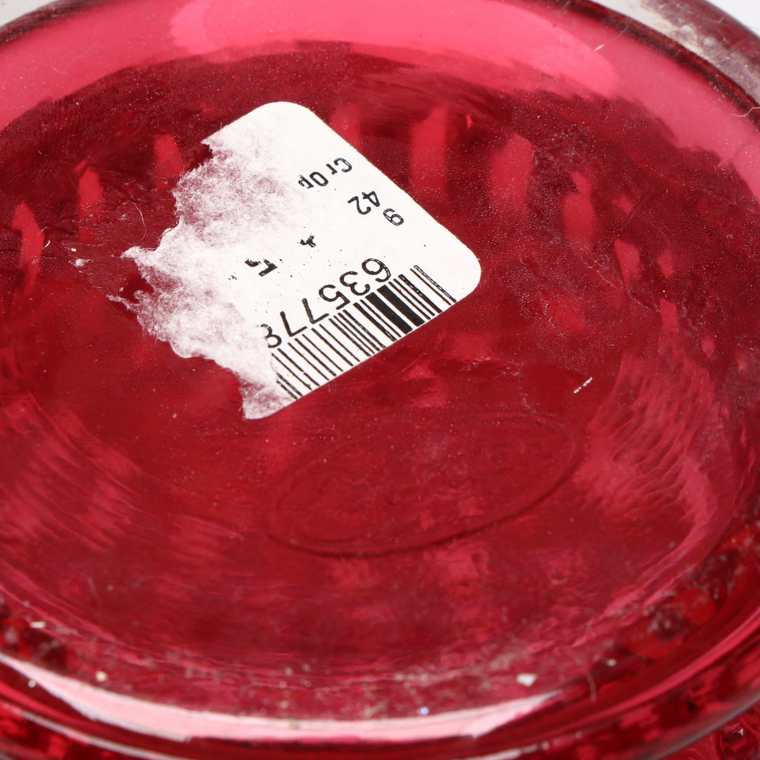 Fenton Cranberry Hobnail Vase, Hand-Painted Cranberry Glass Basket Vase and More