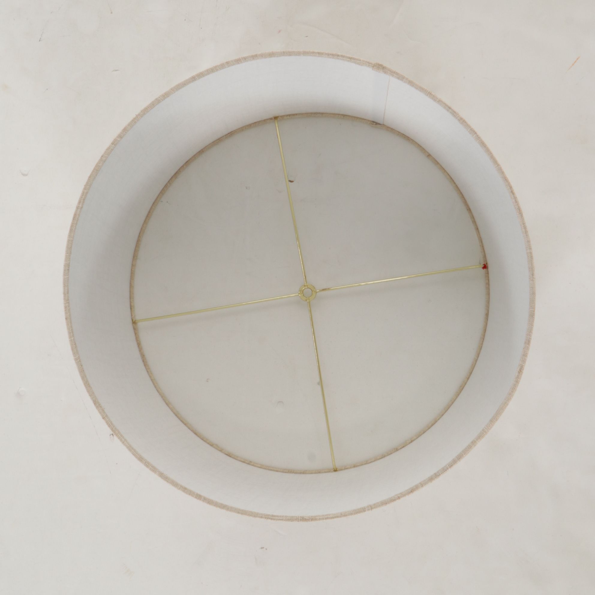 Nautical Style Glass Bottle and Net Rope Table Lamp, Drum Shade