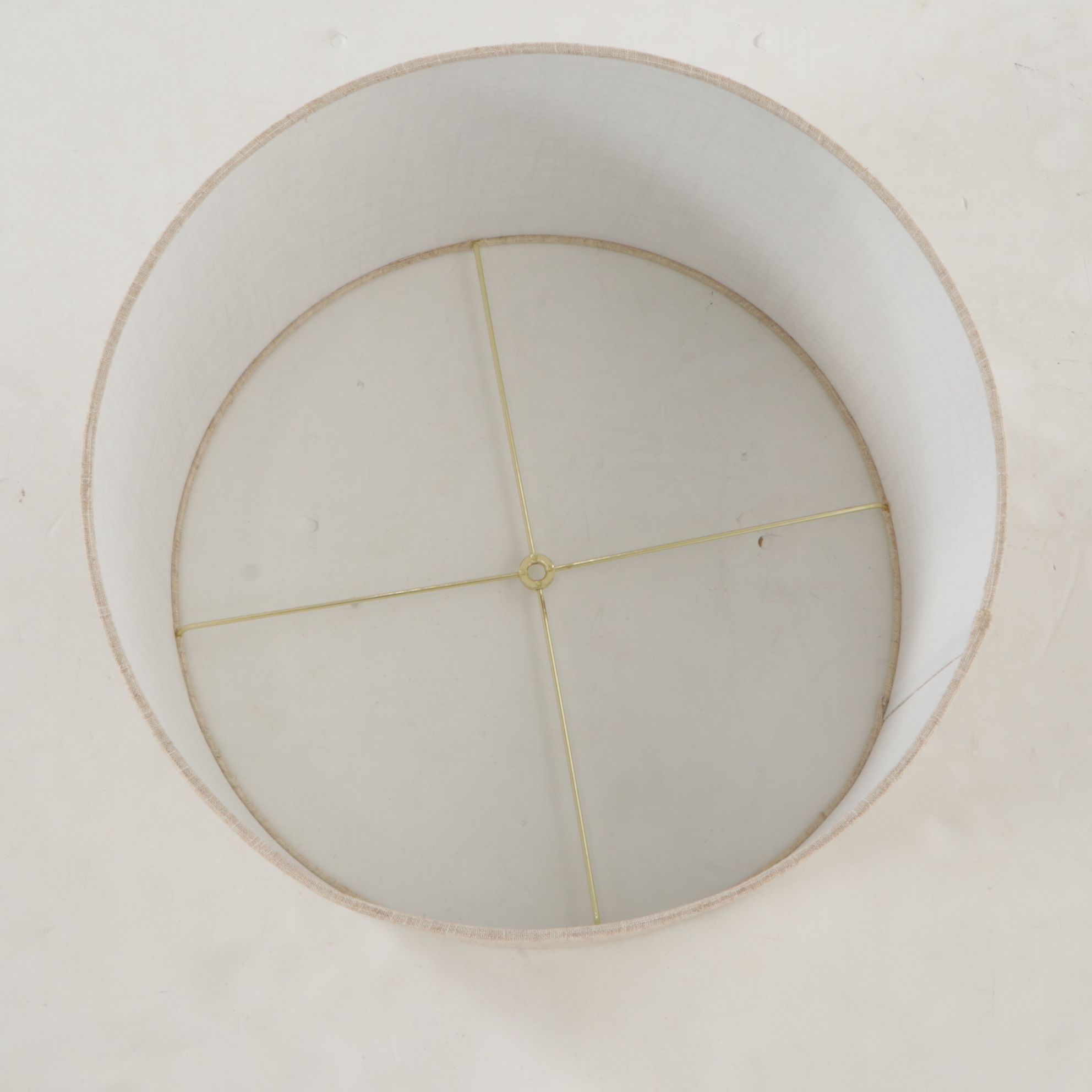 Nautical Style Glass Bottle and Net Rope Table Lamp, Drum Shade