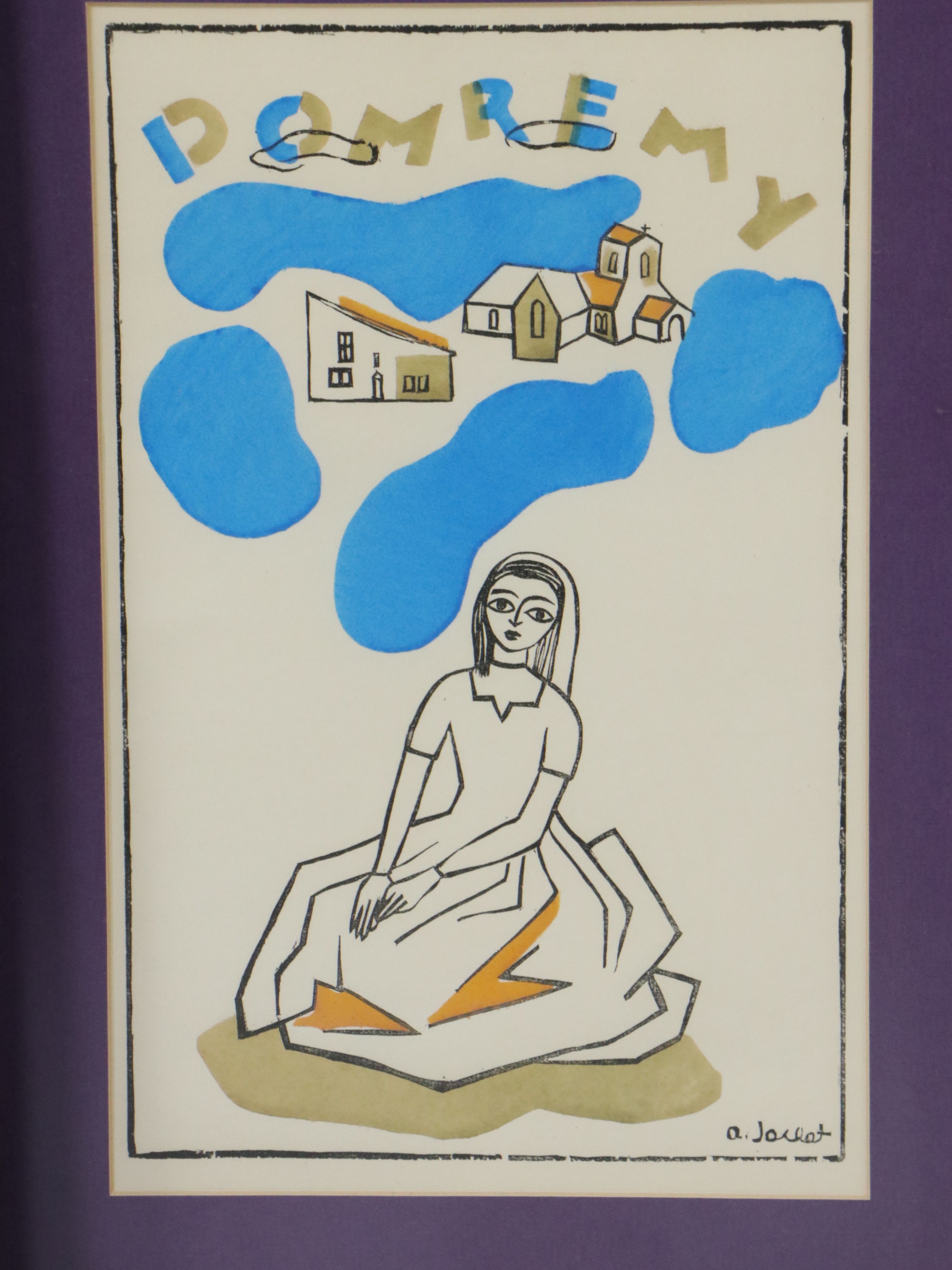 Pochoir Illustrations After Andrée Jaclet from "Jeanne d'Arc 1412-1431," 1956