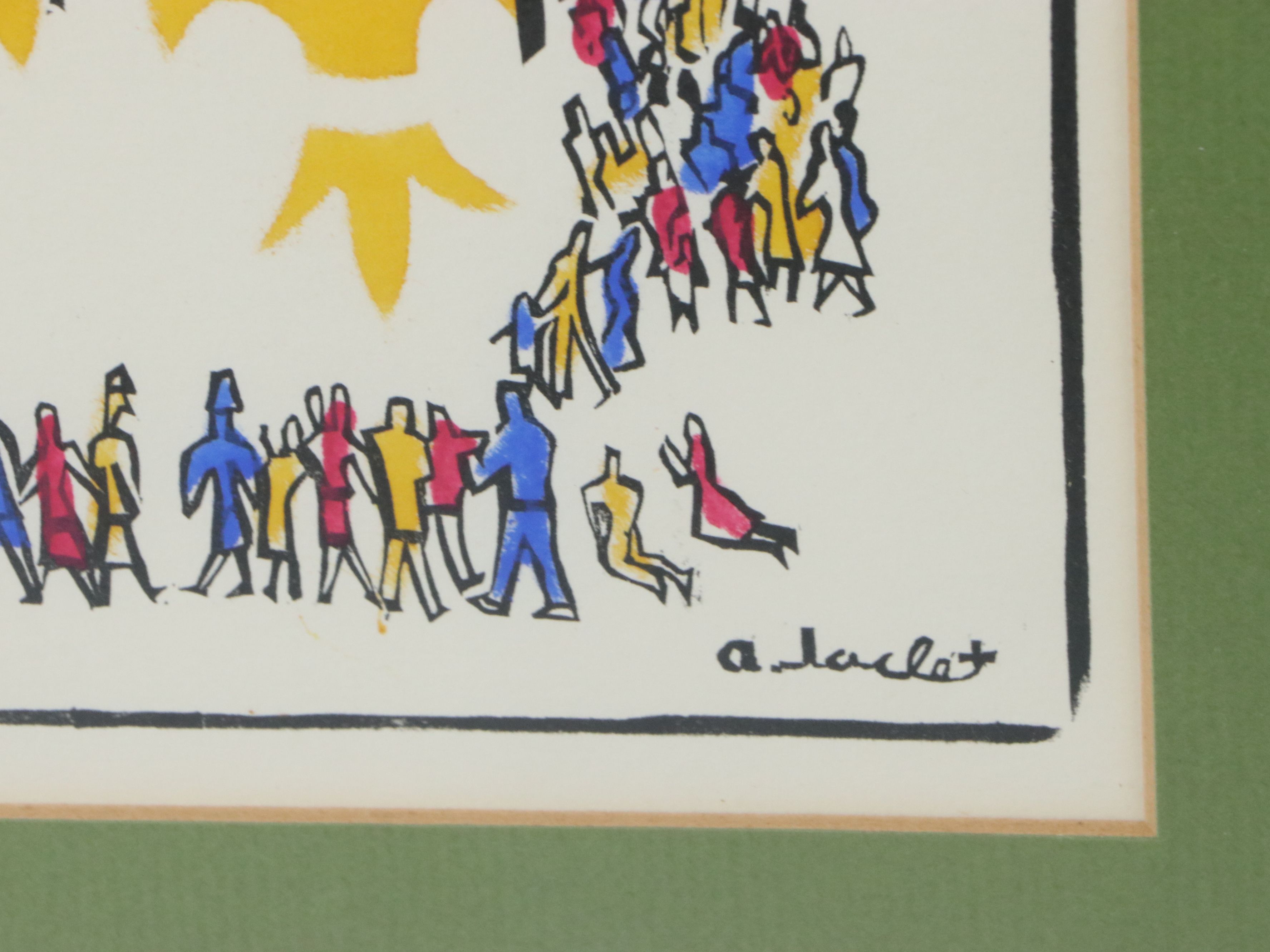 Pochoir Illustrations After Andrée Jaclet from "Jeanne d'Arc 1412-1431," 1956