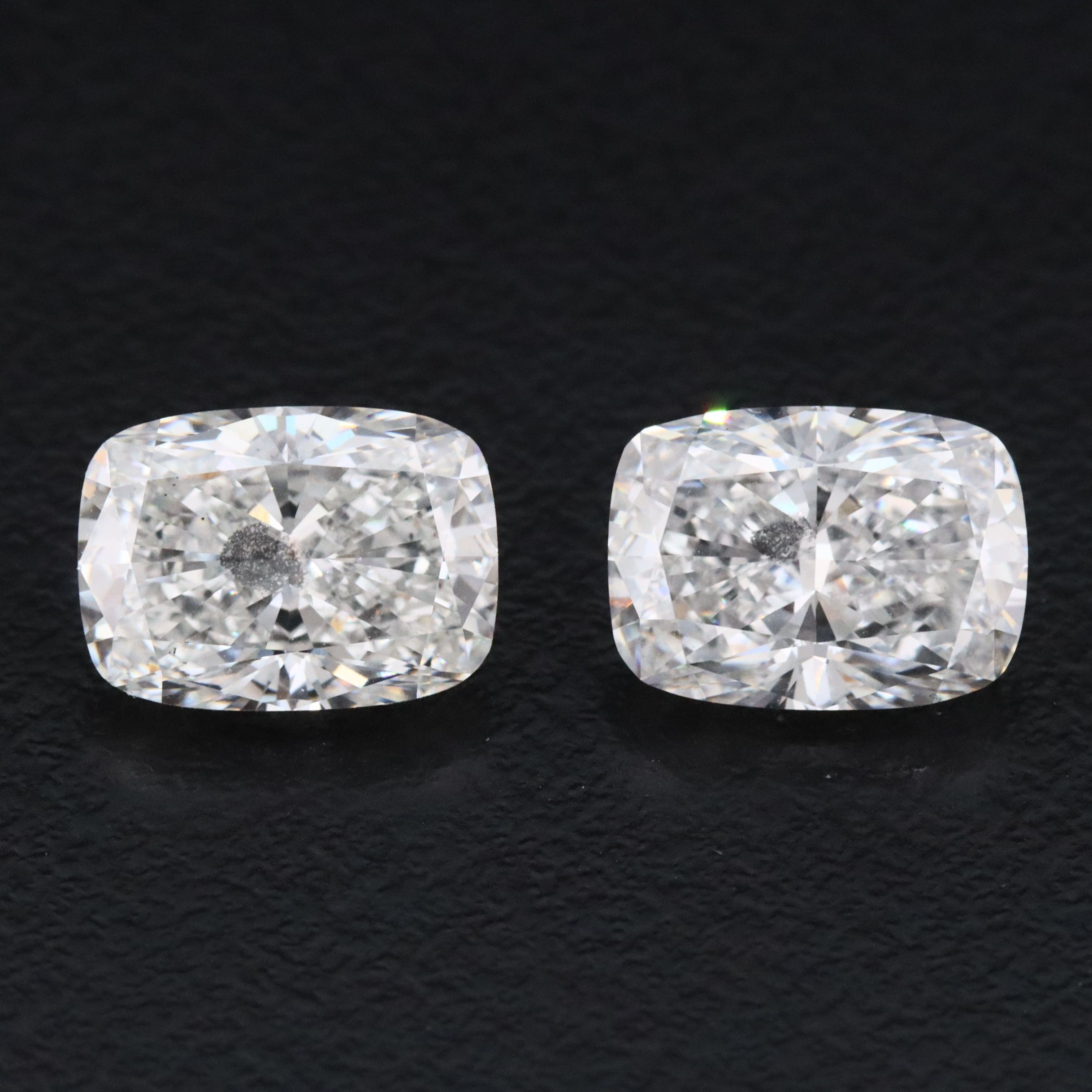 Loose 4.02 CTW Matched Pair Lab Grown Diamonds with IGI Reports