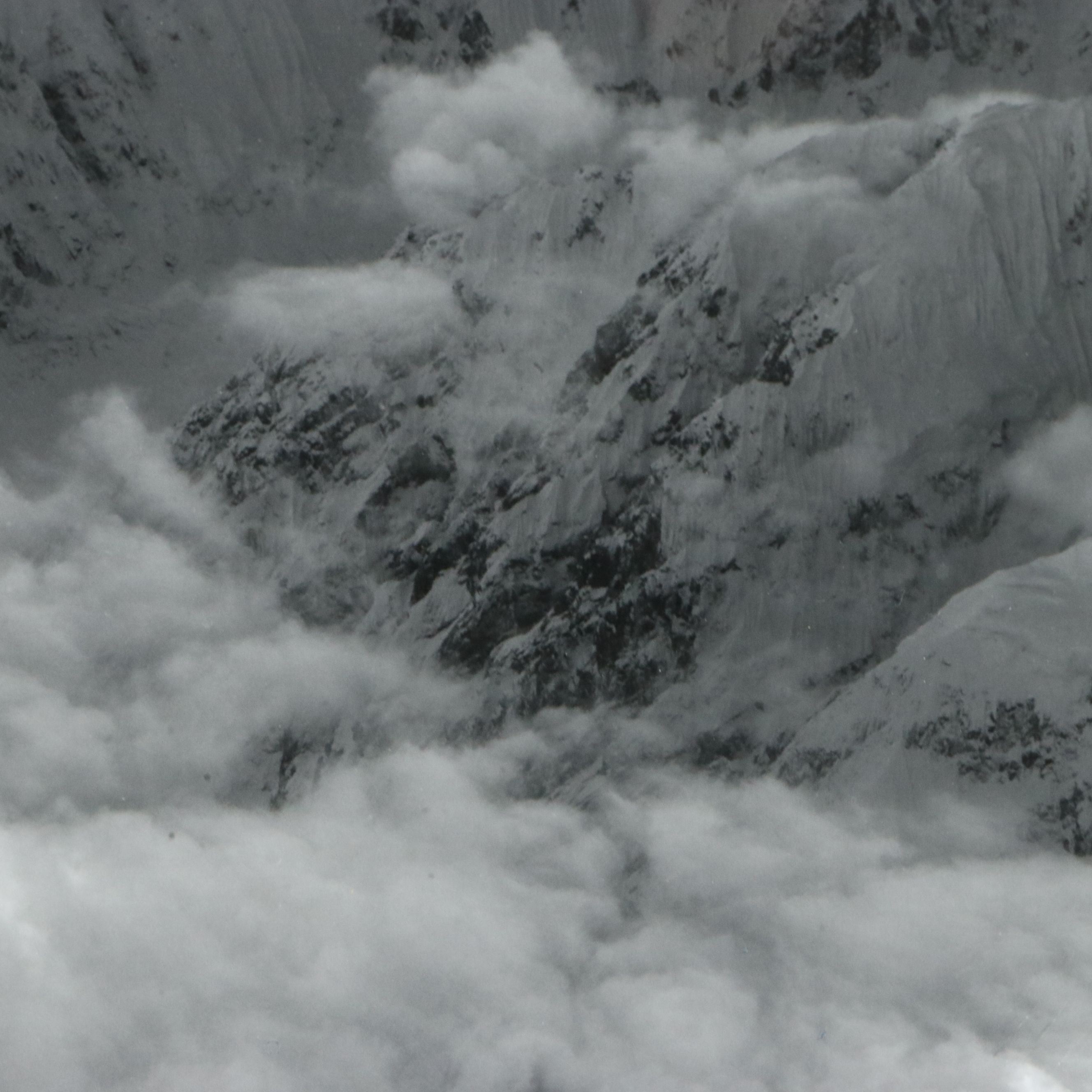 Bradford Washburn Silver Gelatin Photograph "Mt. Huntington, Twilight," 1964
