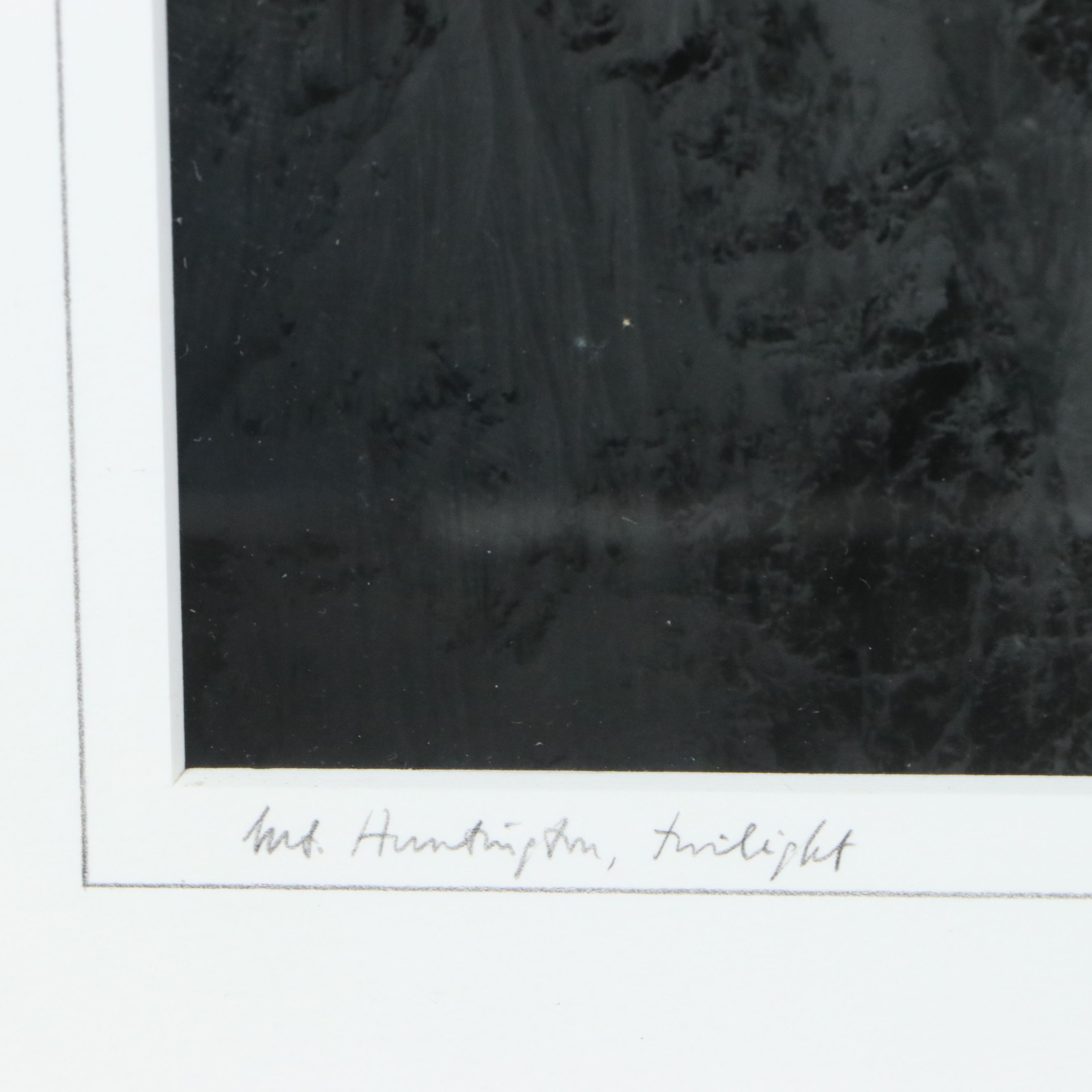 Bradford Washburn Silver Gelatin Photograph "Mt. Huntington, Twilight," 1964