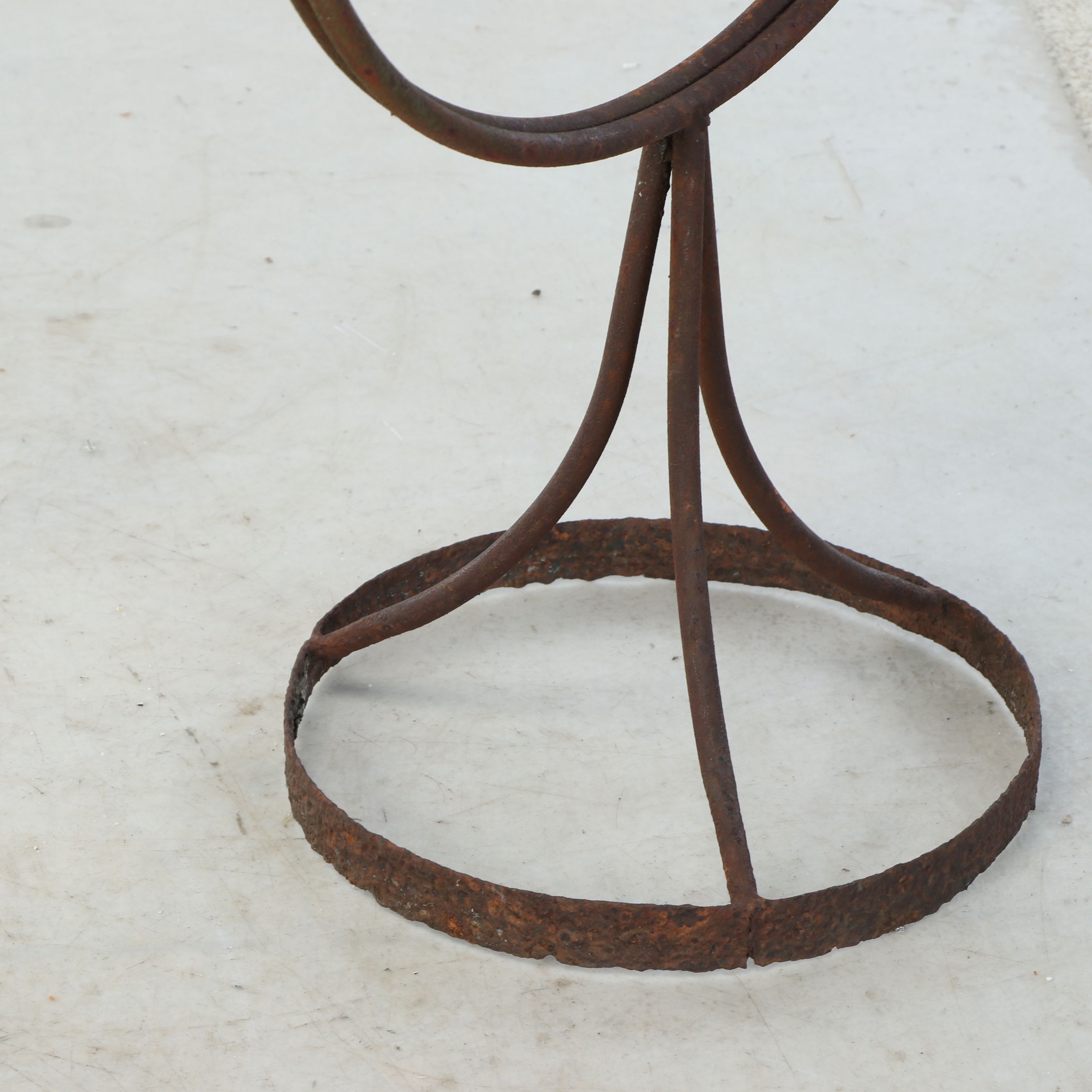 Ironwork Armillary Sundial with Garden Trellises