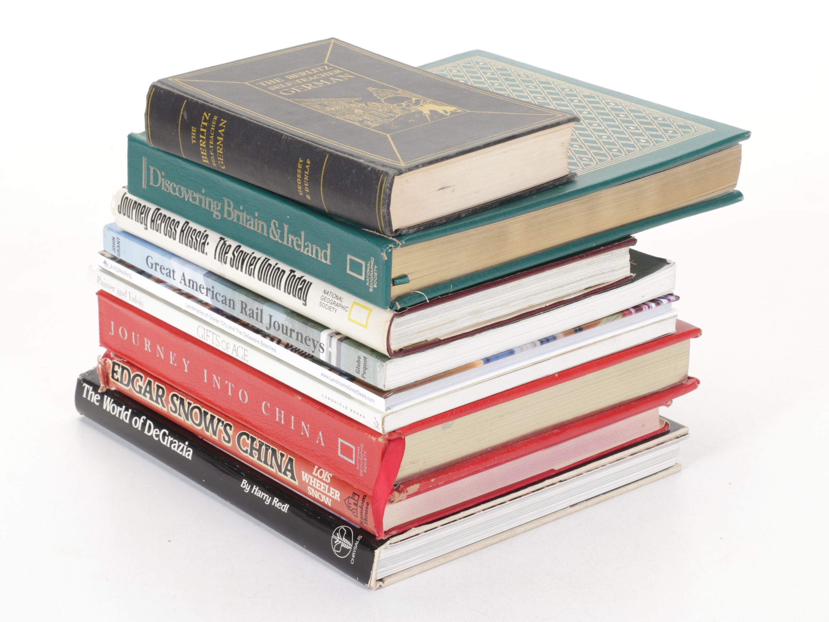 National Geographic Society and Other Travel Books with "Journey Into China"