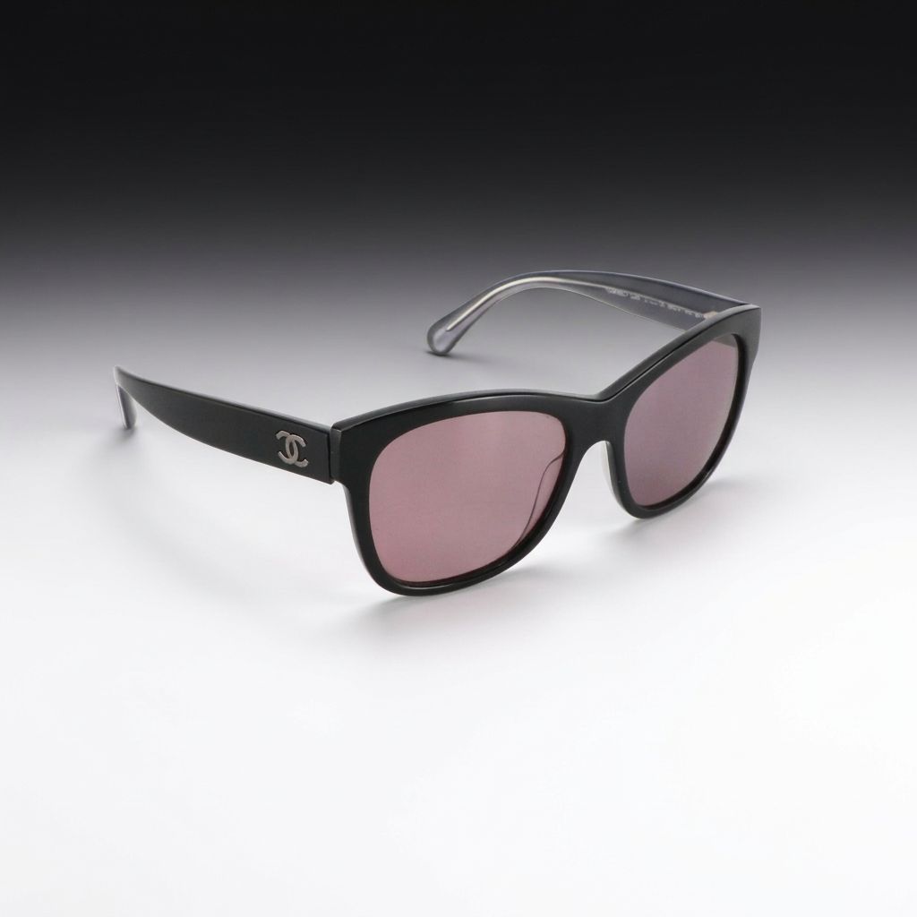 Chanel 5380 Square Purple Lens Prescription Sunglasses