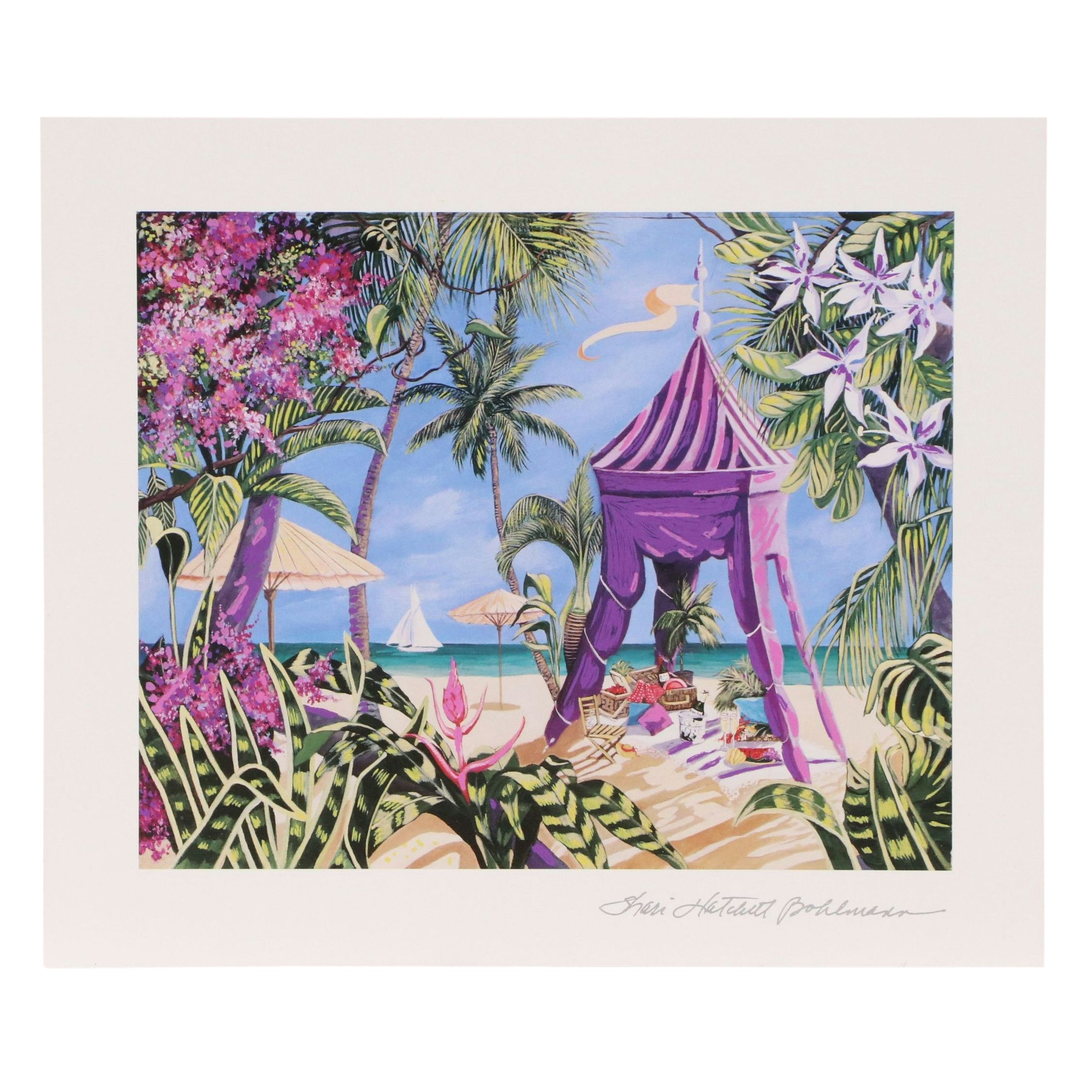 Shari Hatchett Bohlmann Seriolithograph "Fantasy Island," More