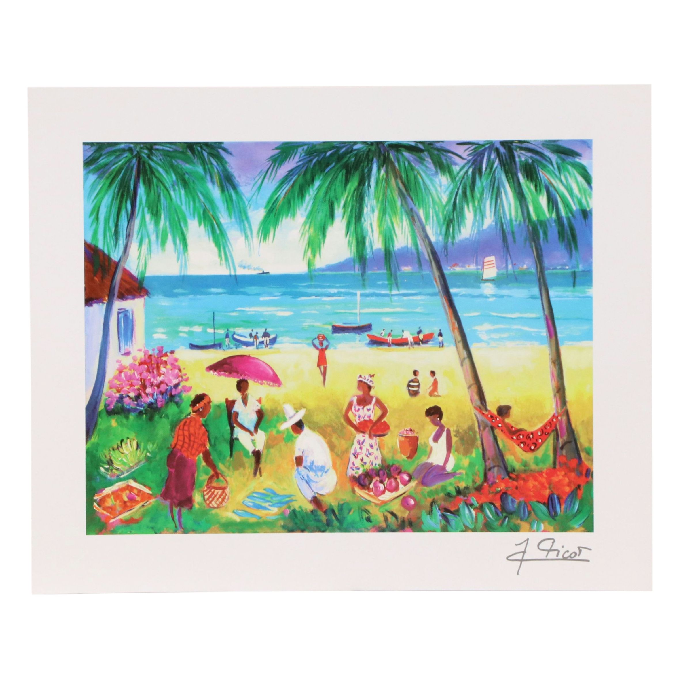 Shari Hatchett Bohlmann Seriolithograph "Fantasy Island," More