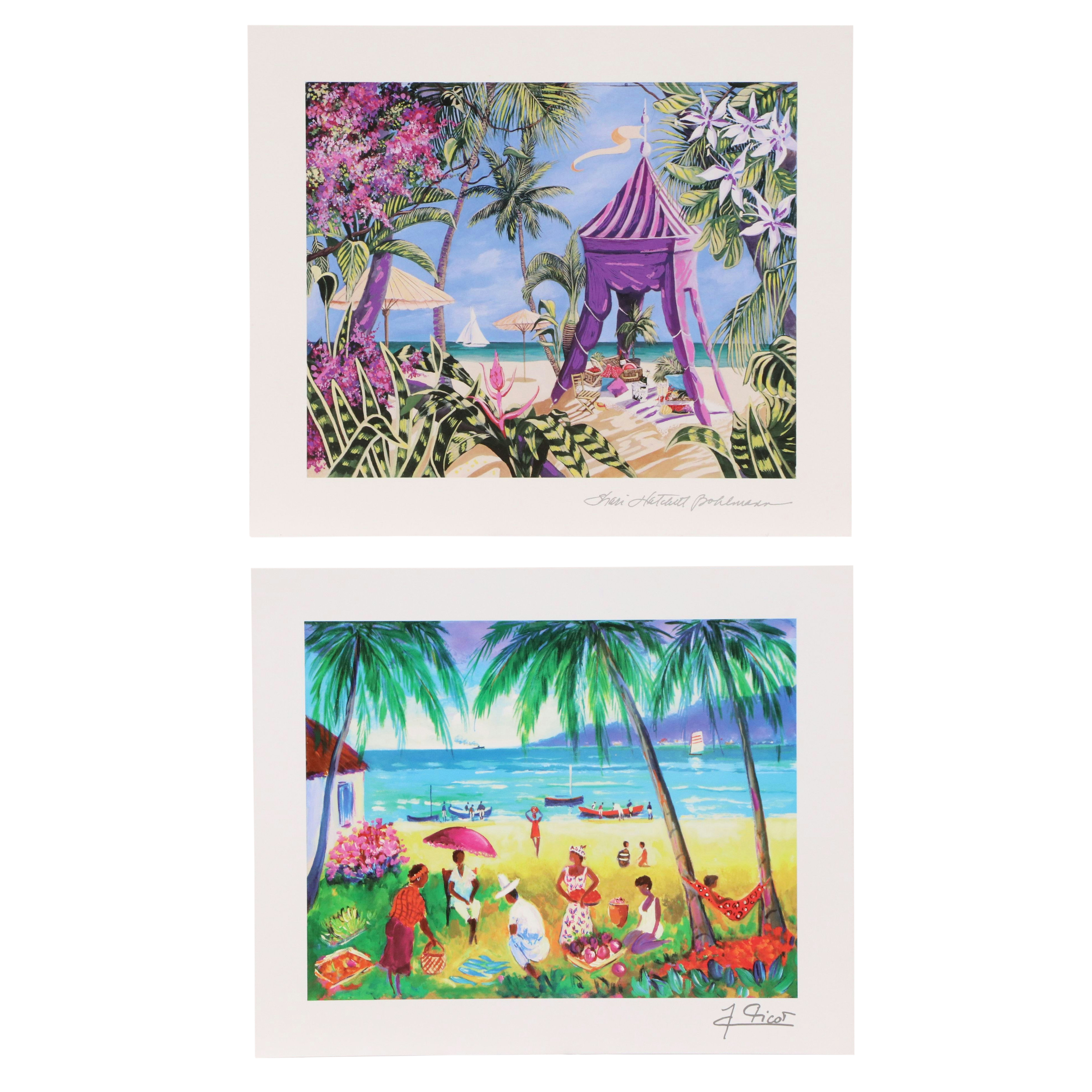 Shari Hatchett Bohlmann Seriolithograph "Fantasy Island," More