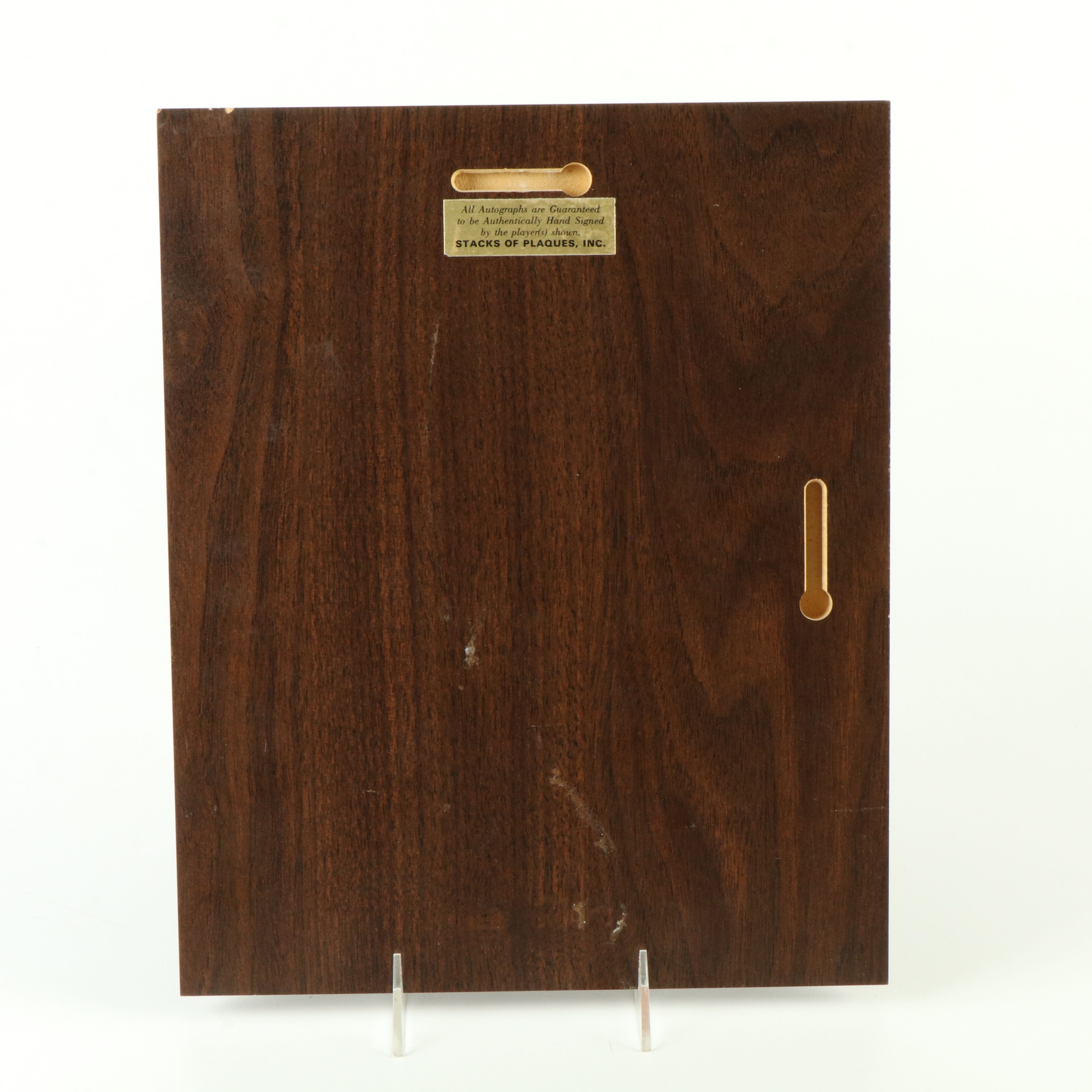 Arnold Palmer Signed Golf Print with Display