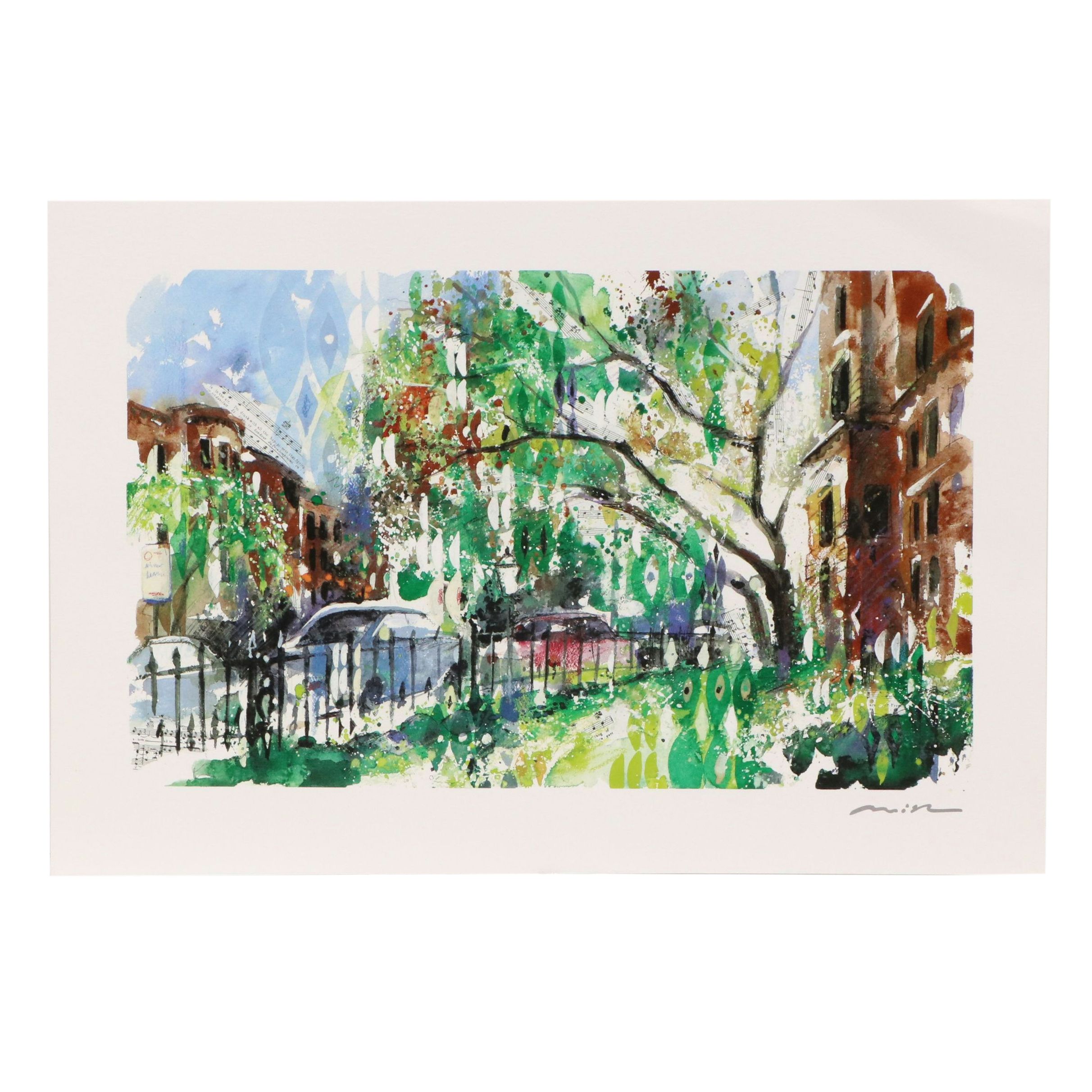 Misha Lenn Seriolithograph "Commonwealth in Bloom," More