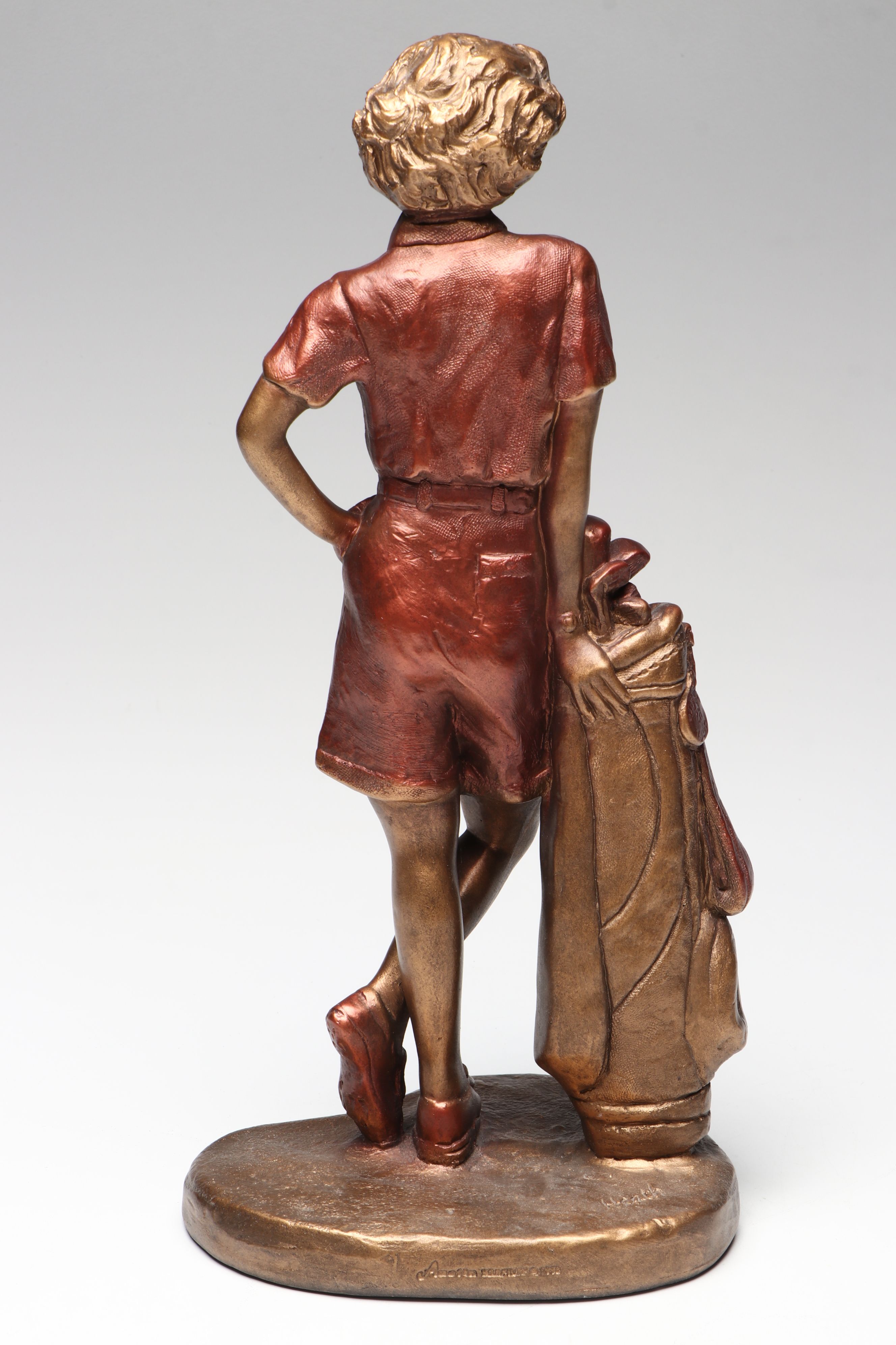 Austin Productions "Golf Outing" and "Caddy" Figurines with Dezine Box