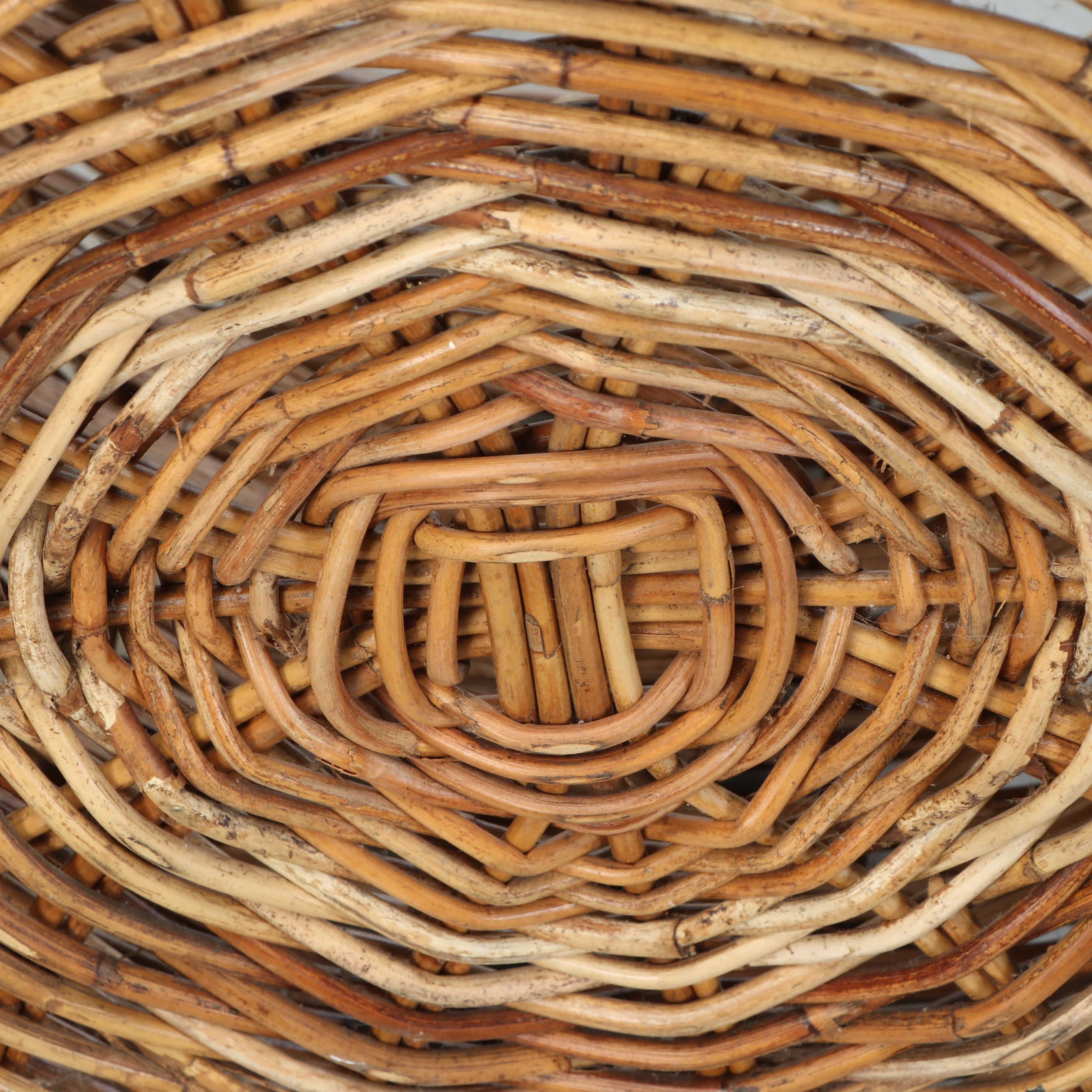 Rustic Woven Rattan and Wicker Baskets