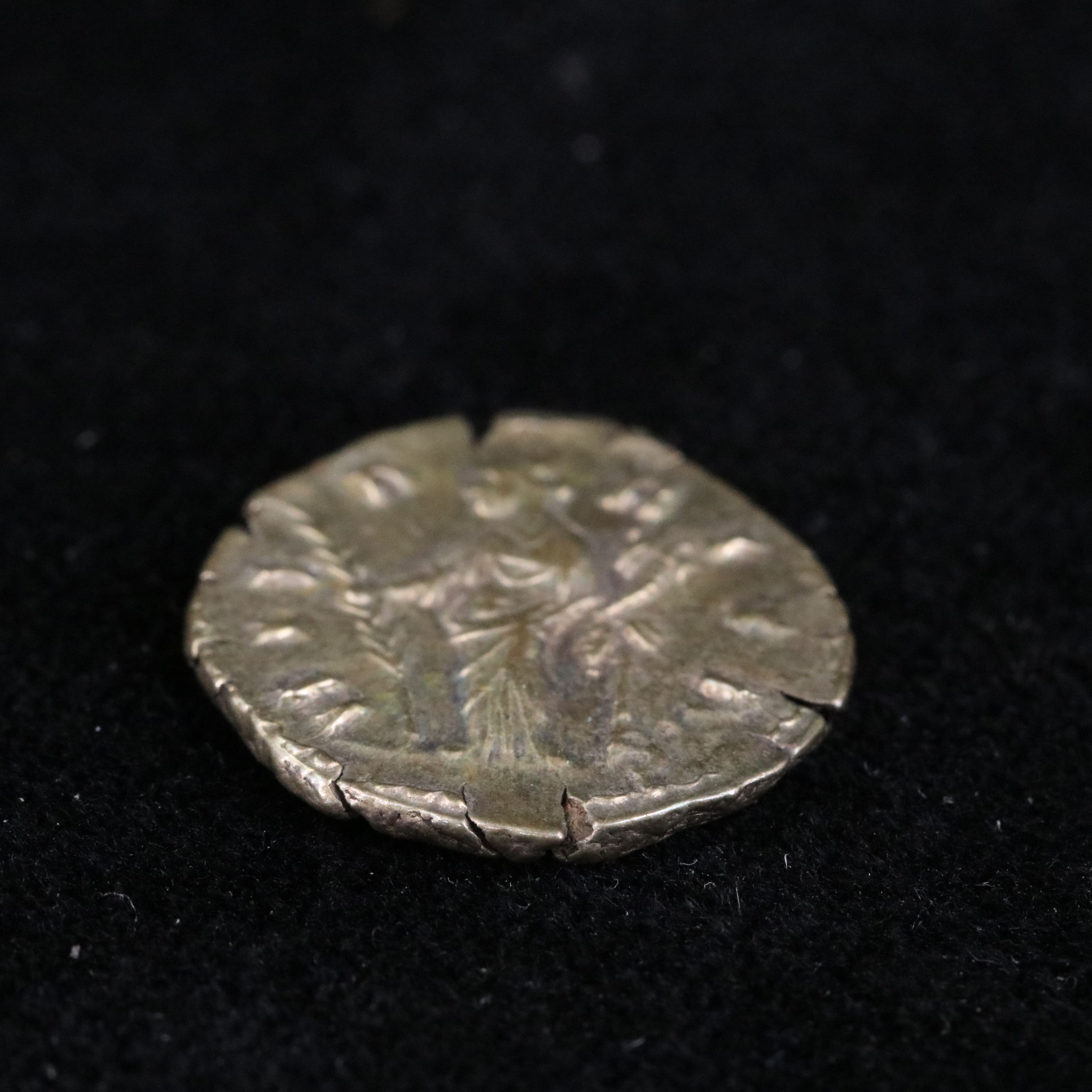 Ancient Roman Imperial AR Denarius Coin of Faustina II, ca. 170 A.D.