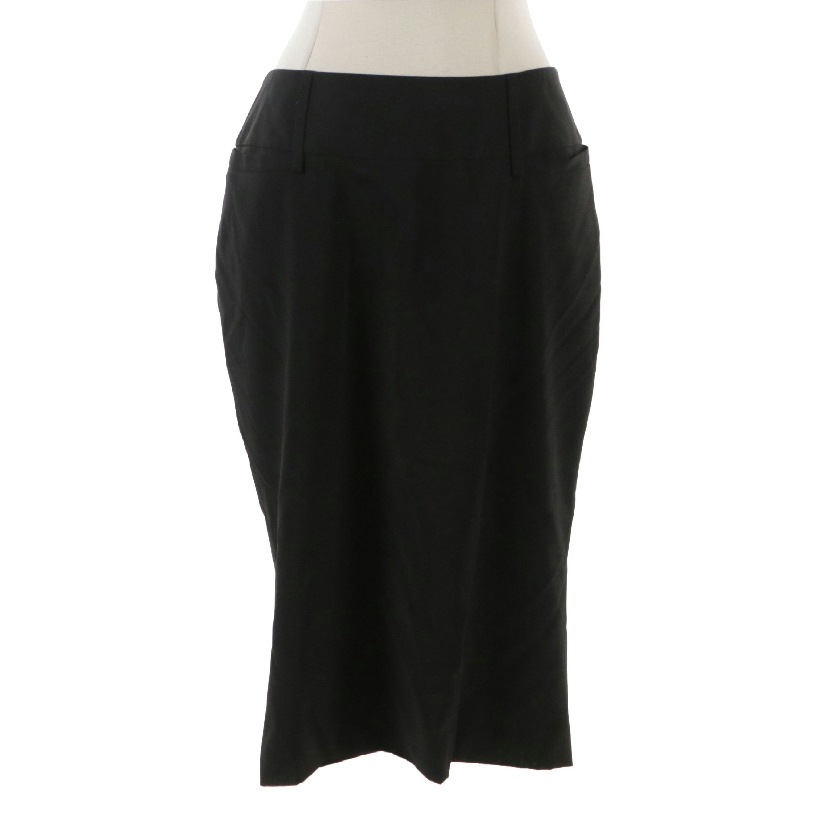 Dolce & Gabbana Black Wool Blend Skirt with Tag