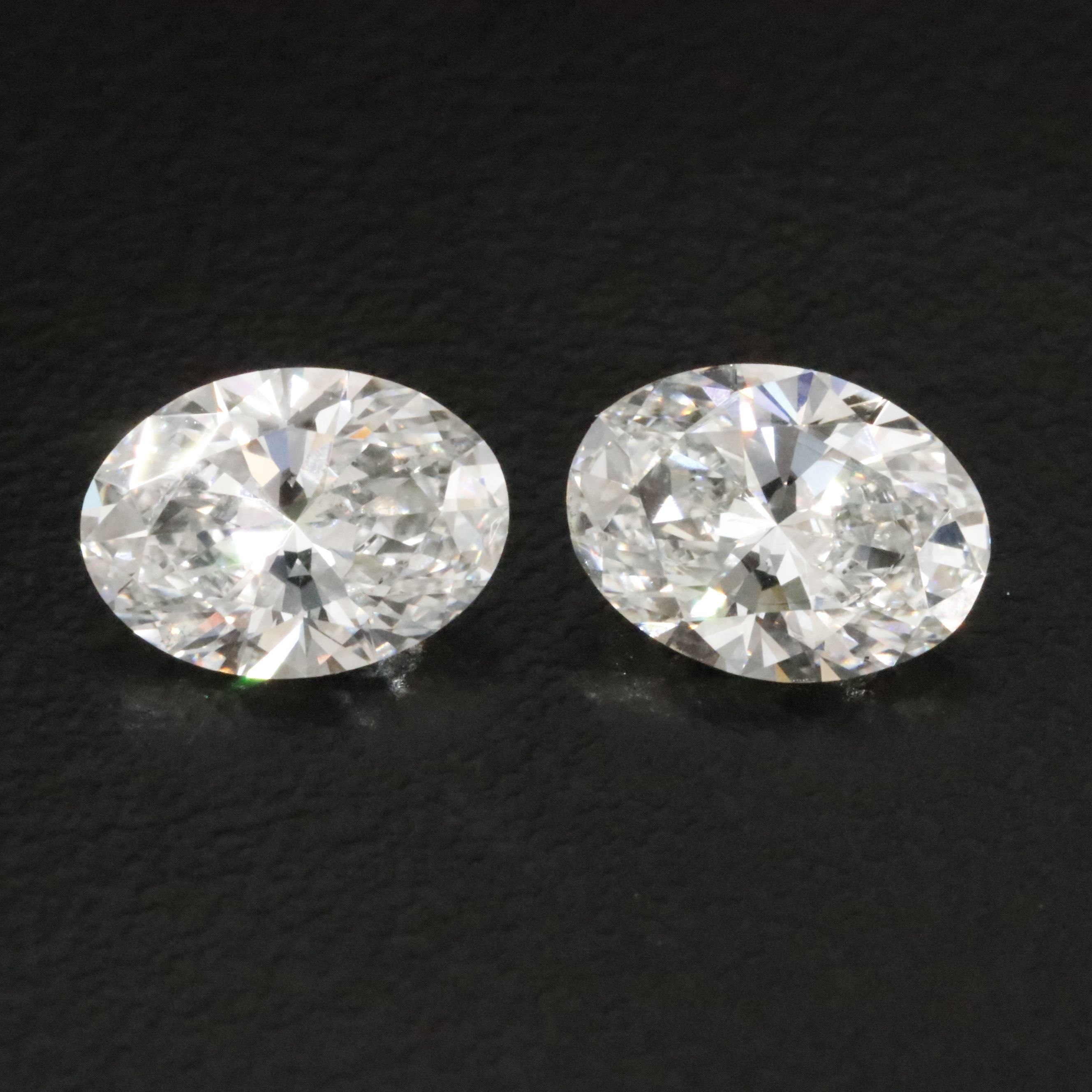 Loose 3.10 CTW Lab Grown Diamond Matched Pair with IGI Reports