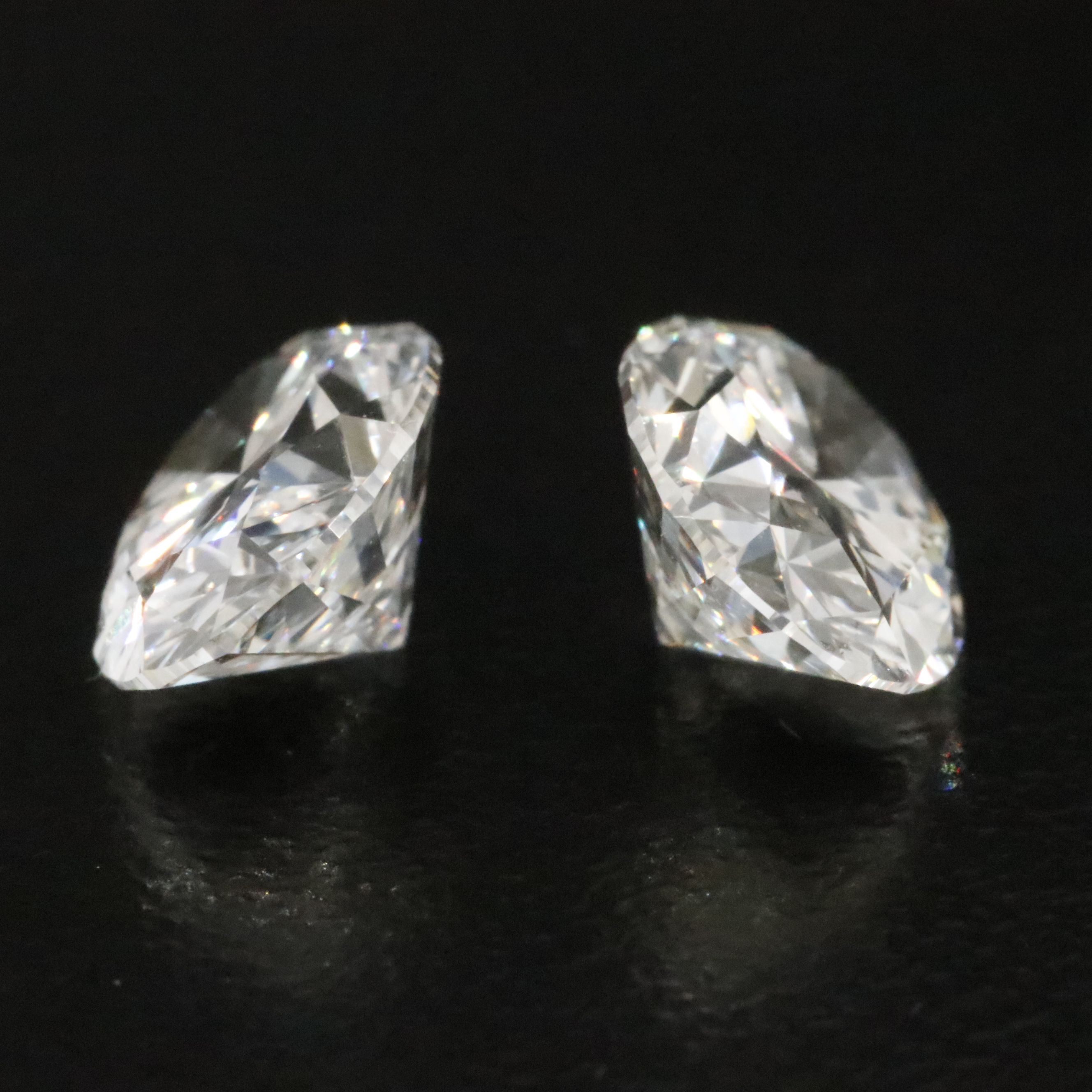Loose 3.10 CTW Lab Grown Diamond Matched Pair with IGI Reports