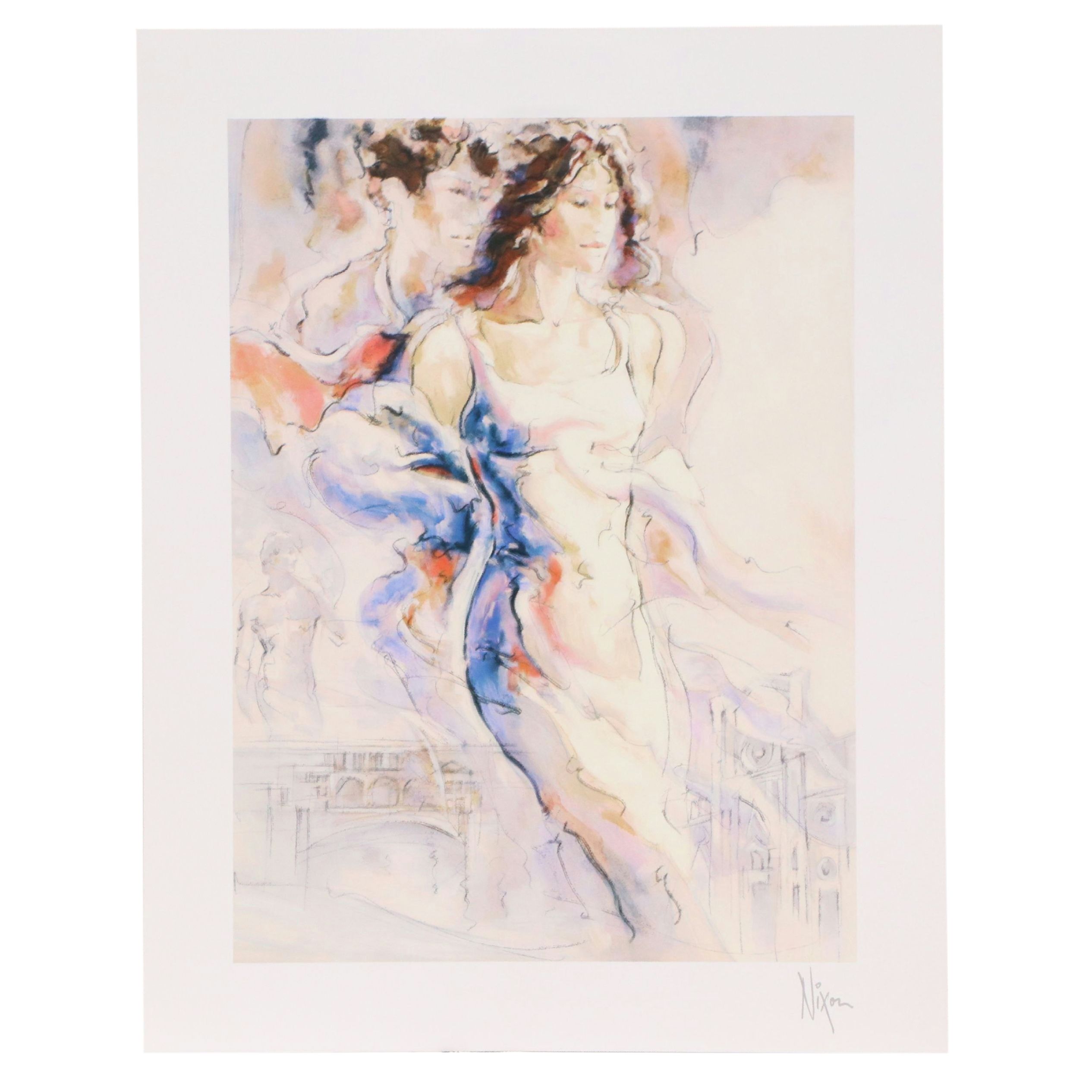 Peter Nixon Seriolithograph "Memories of Florence I," More