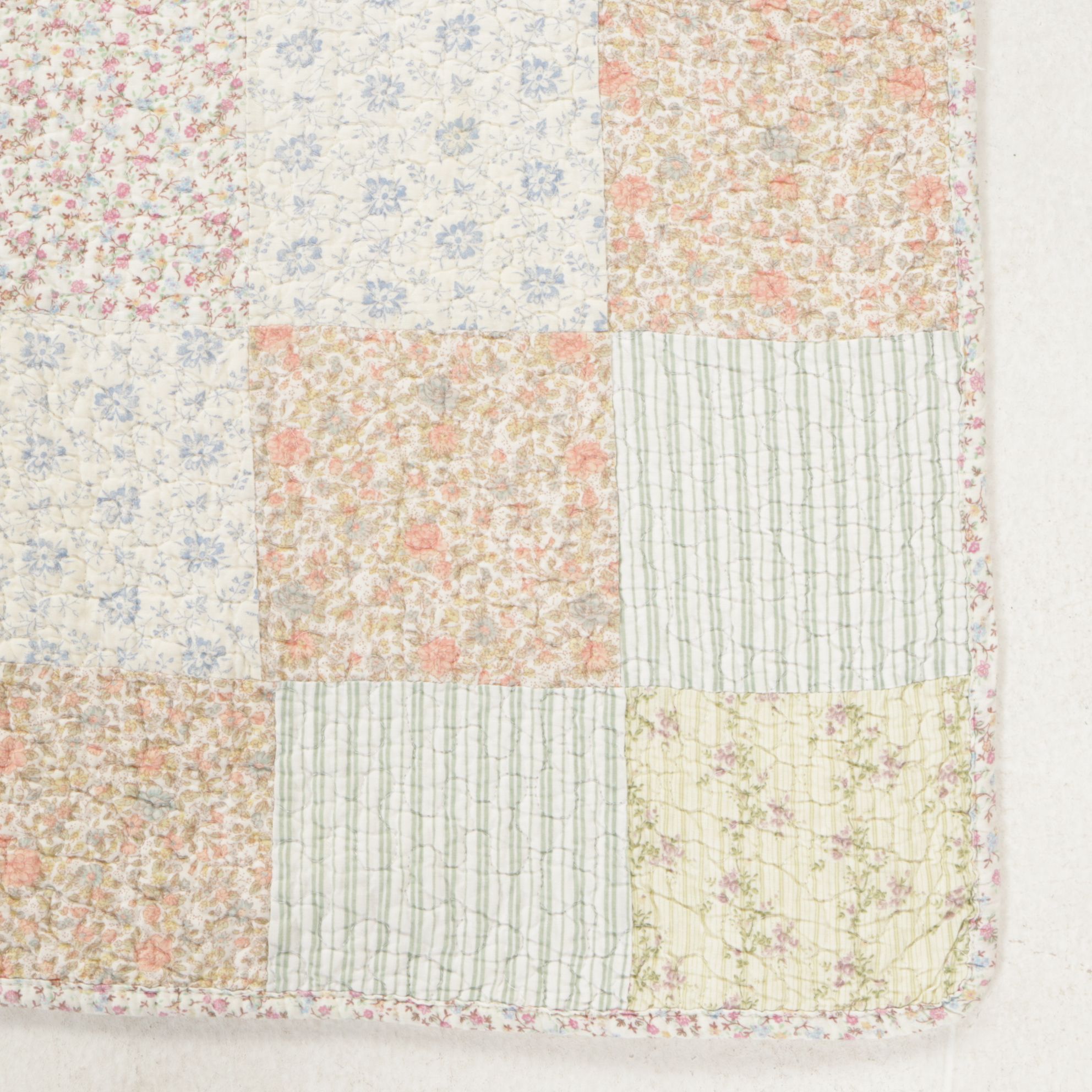 Martha Stewart Quilted Throw Blanket and Pillow Shams