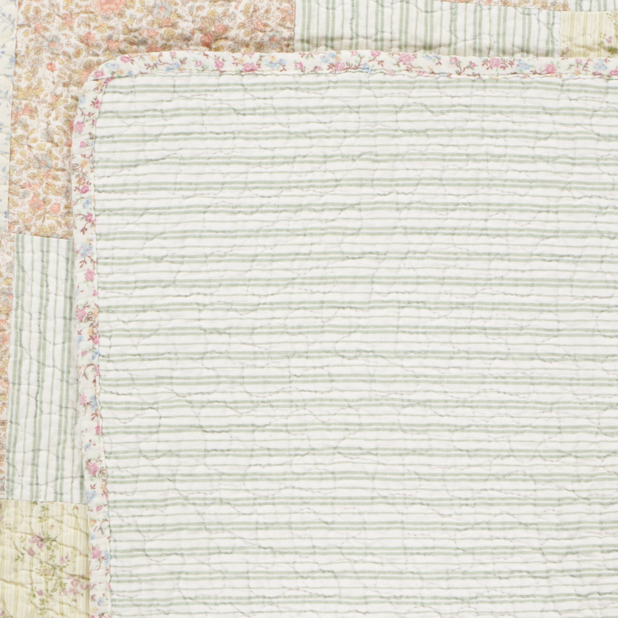 Martha Stewart Quilted Throw Blanket and Pillow Shams