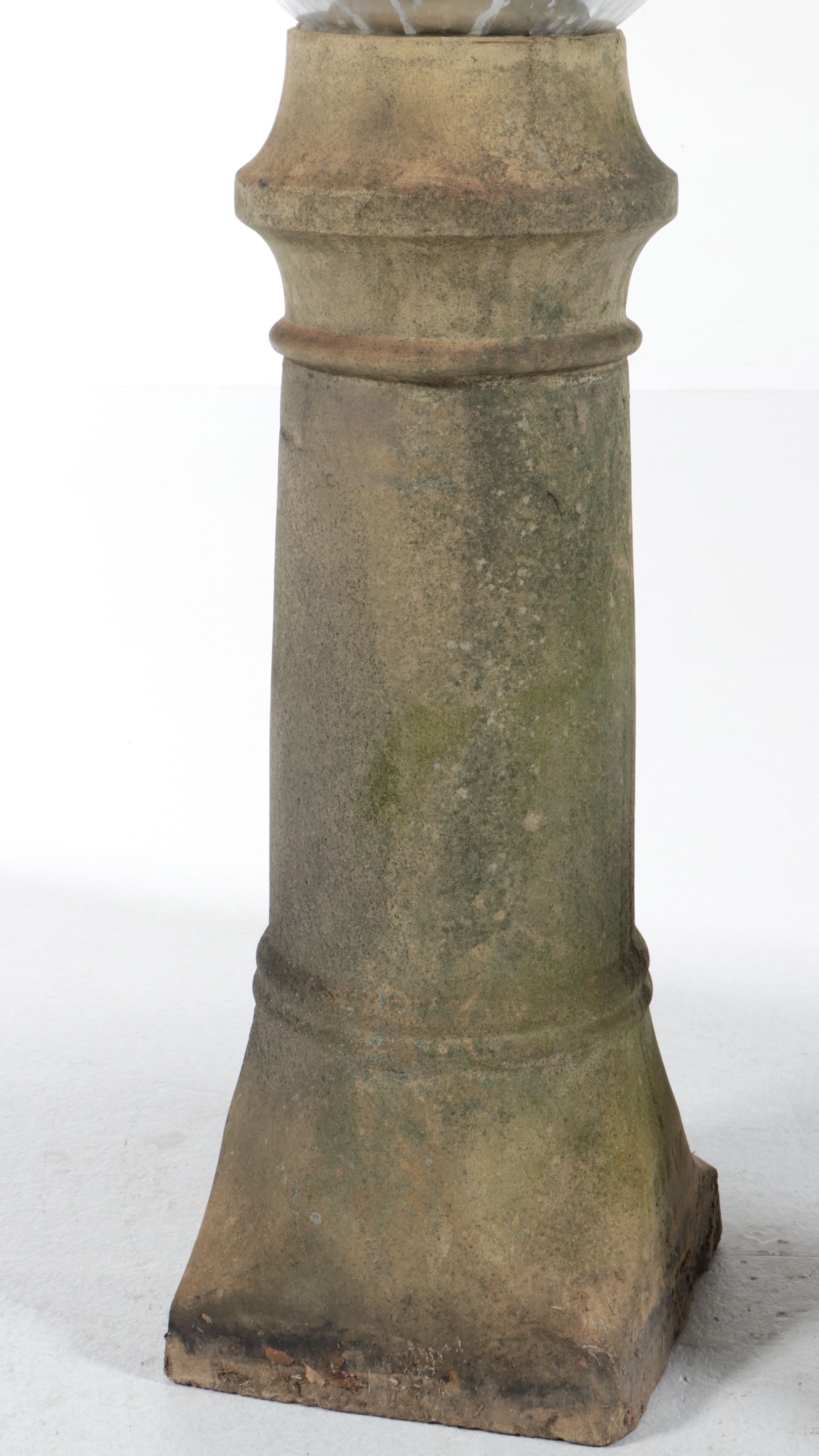 Victorian Chimney Pots, One with Glass Gazing Ball